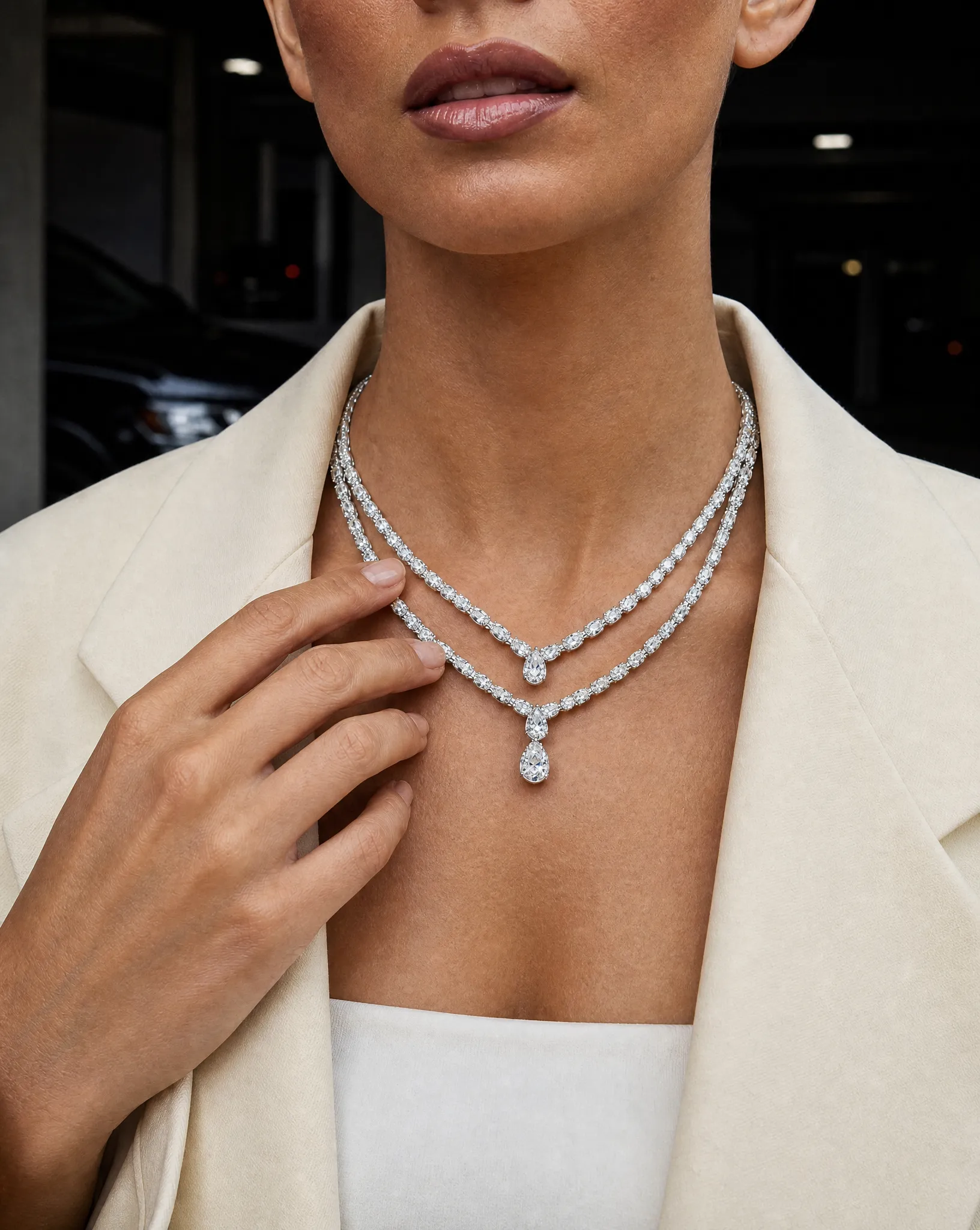 PEARLINE NECKLACE in Pearline Bridal Set - image 2