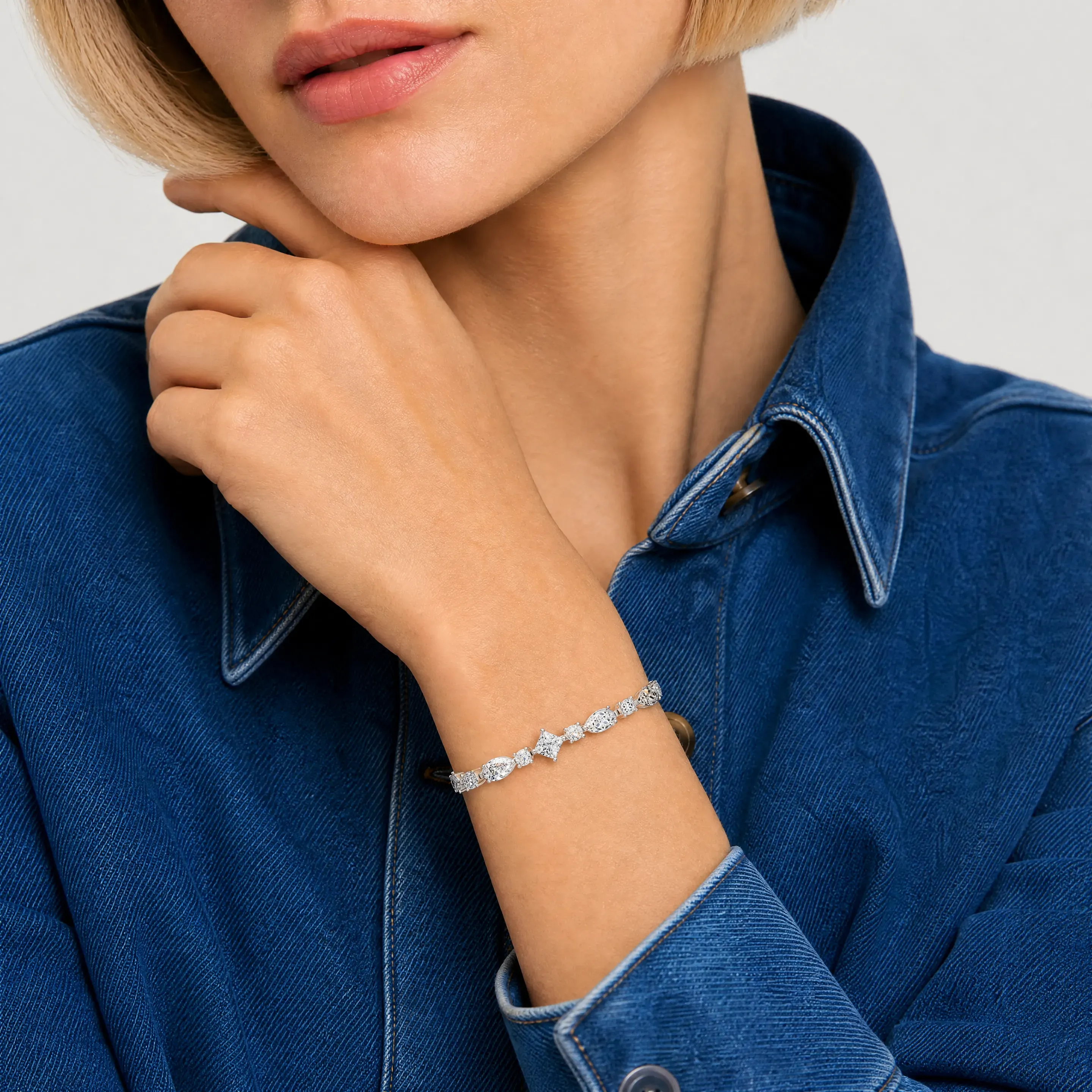 12 carat kaleidoscope harmony tennis bracelet - product_gallery - 2