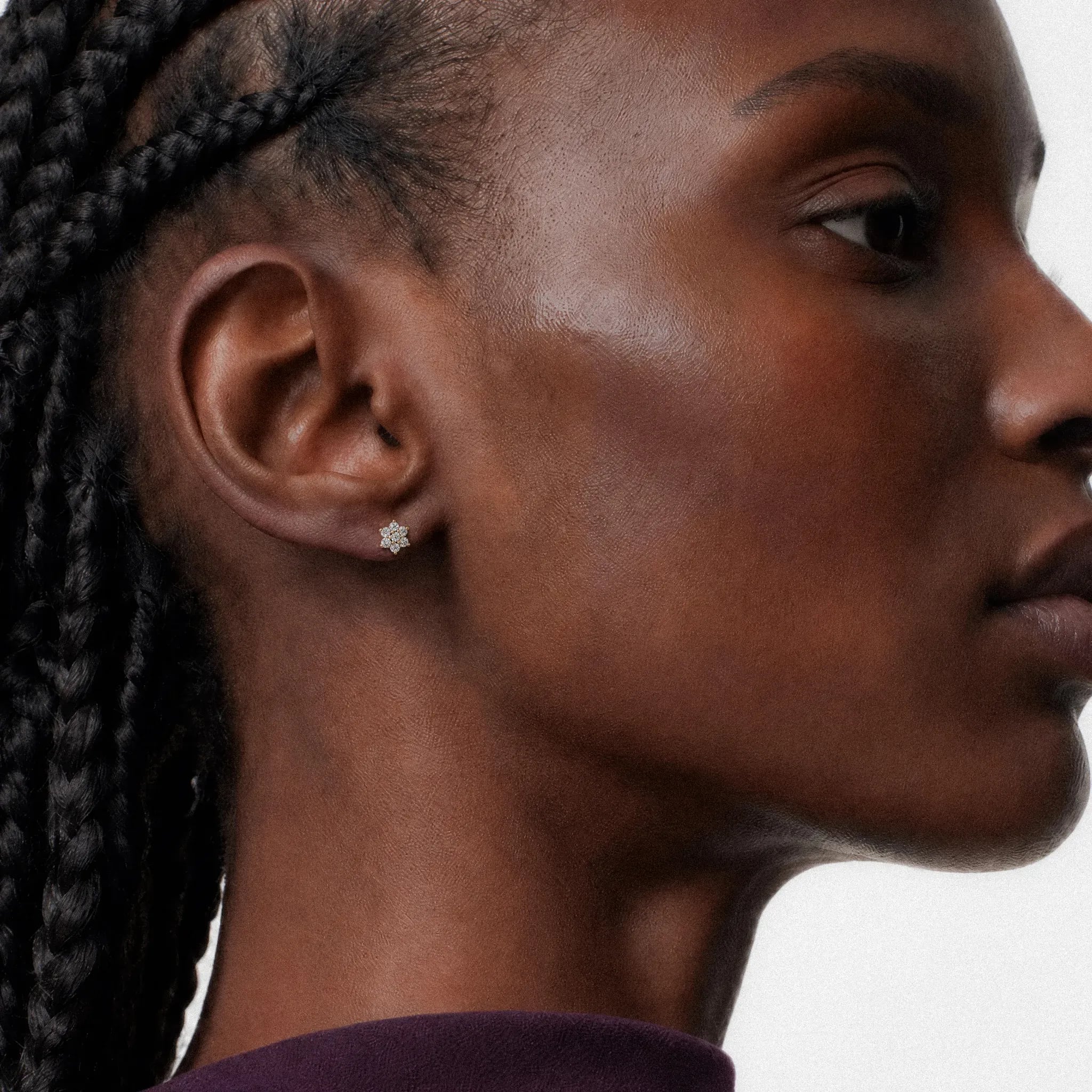 lumiere bloom studs earrings - product_gallery - 2