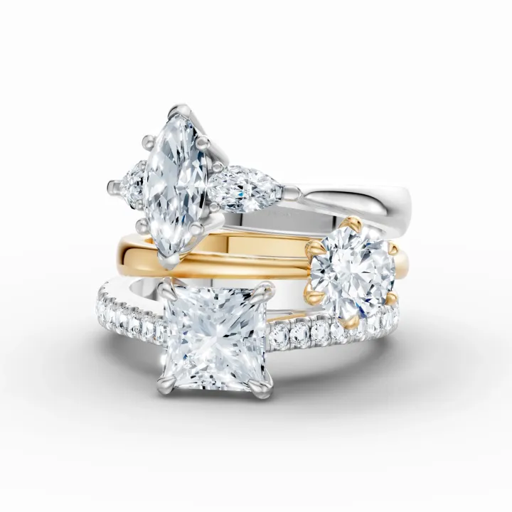 Image showing a collection of engagement rings