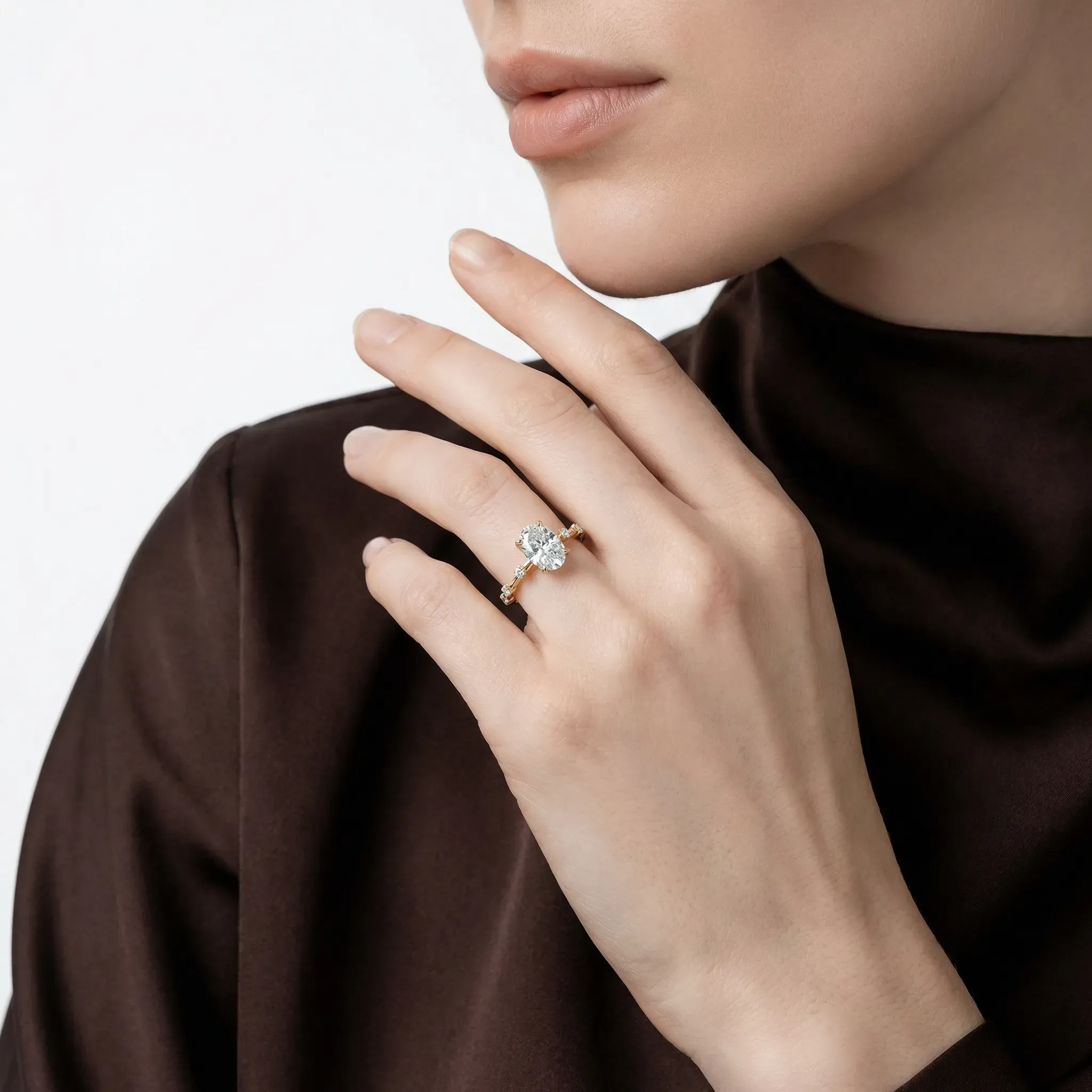 aria oval solitaire ring 1 - product_gallery - 2