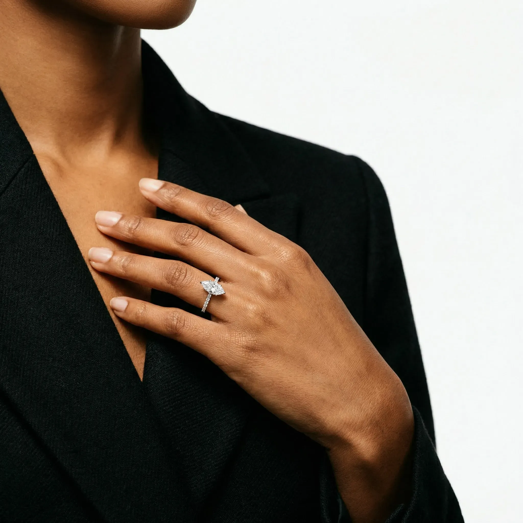 aveline marquise hidden halo ring - product_gallery - 3