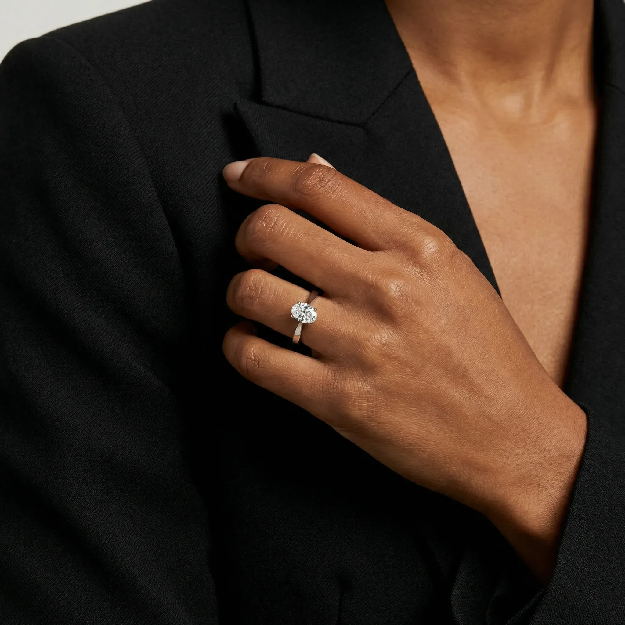 celeste oval solitaire ring - product_gallery - 2