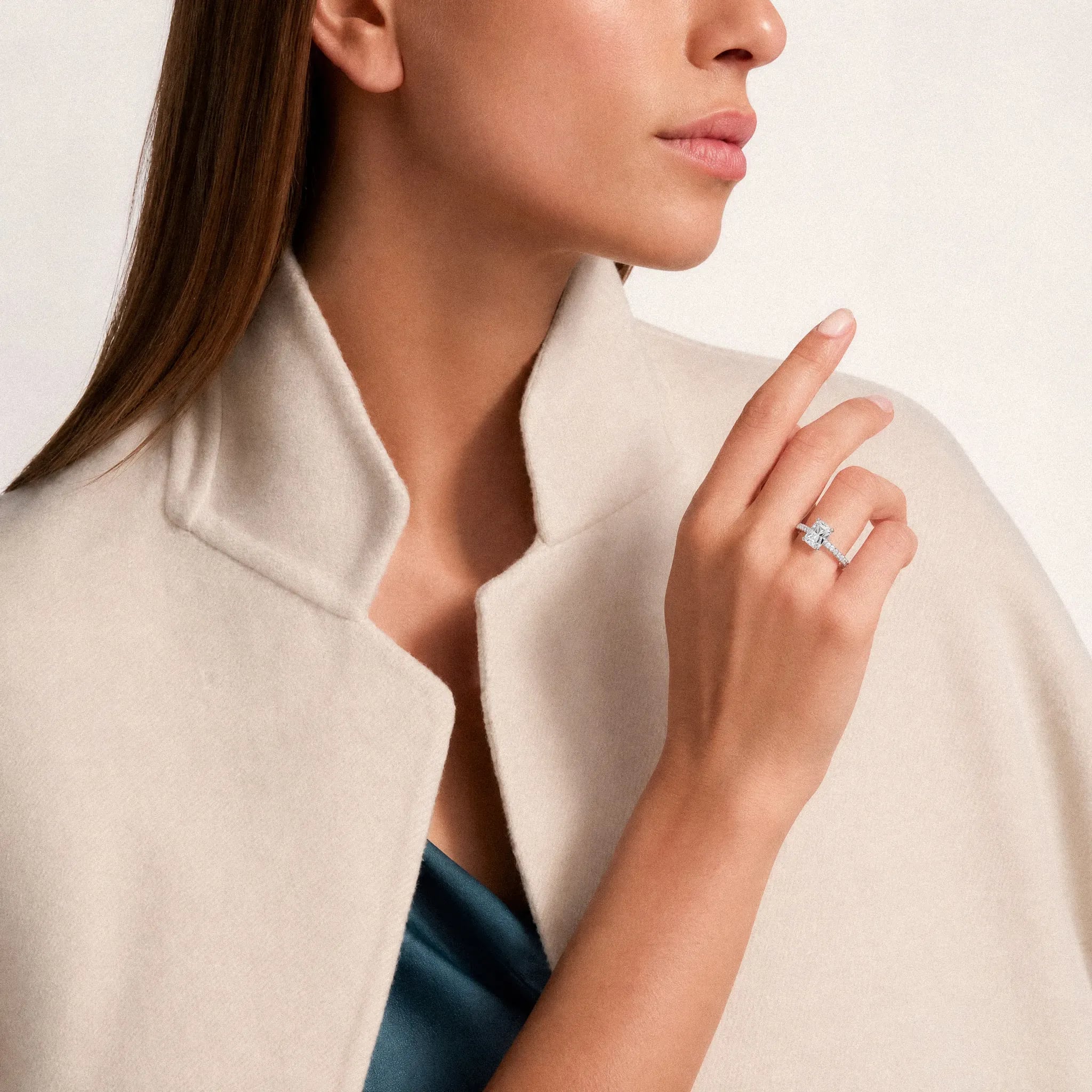 Model Wearing: 2 Carat