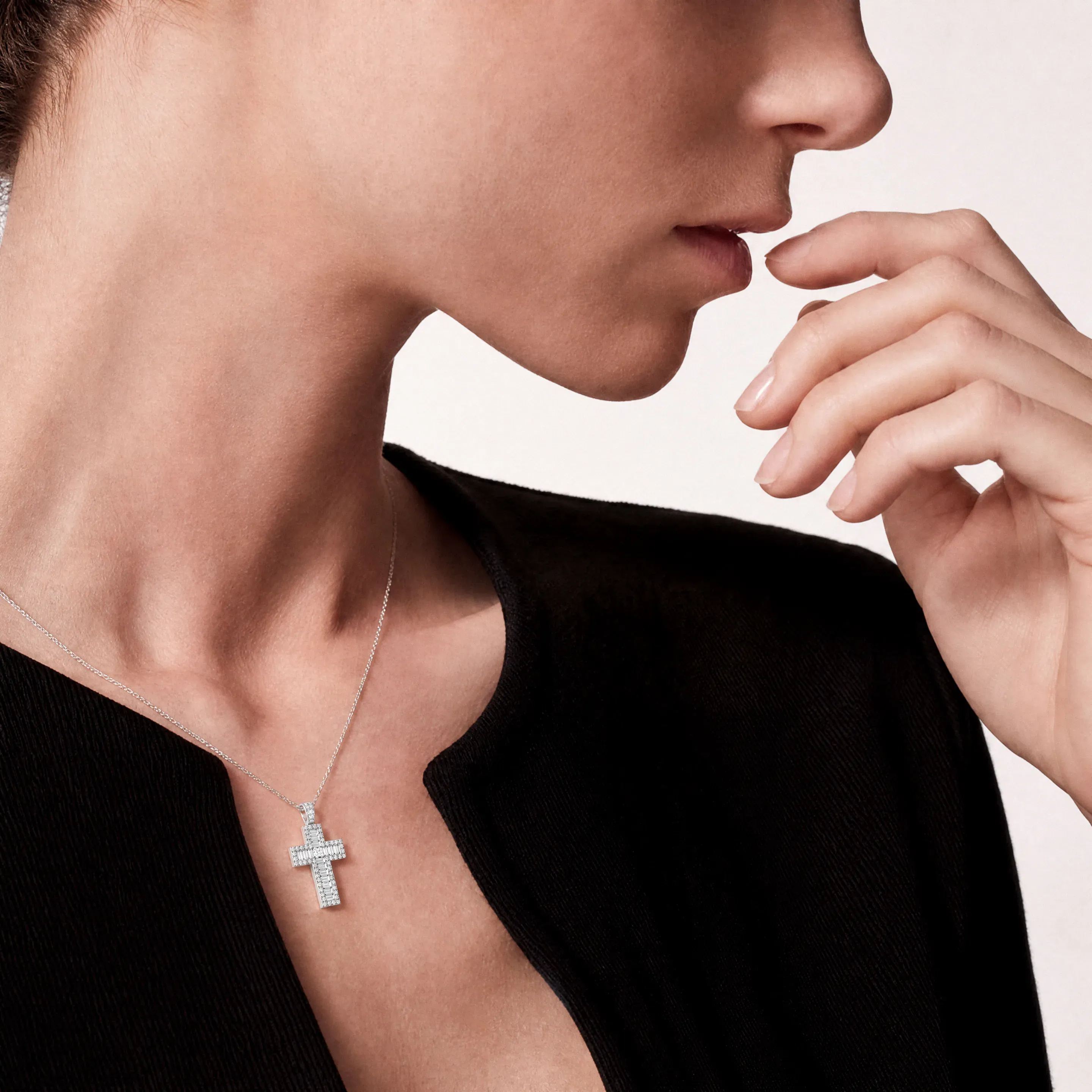 the trinity cross necklace - product_gallery - 2