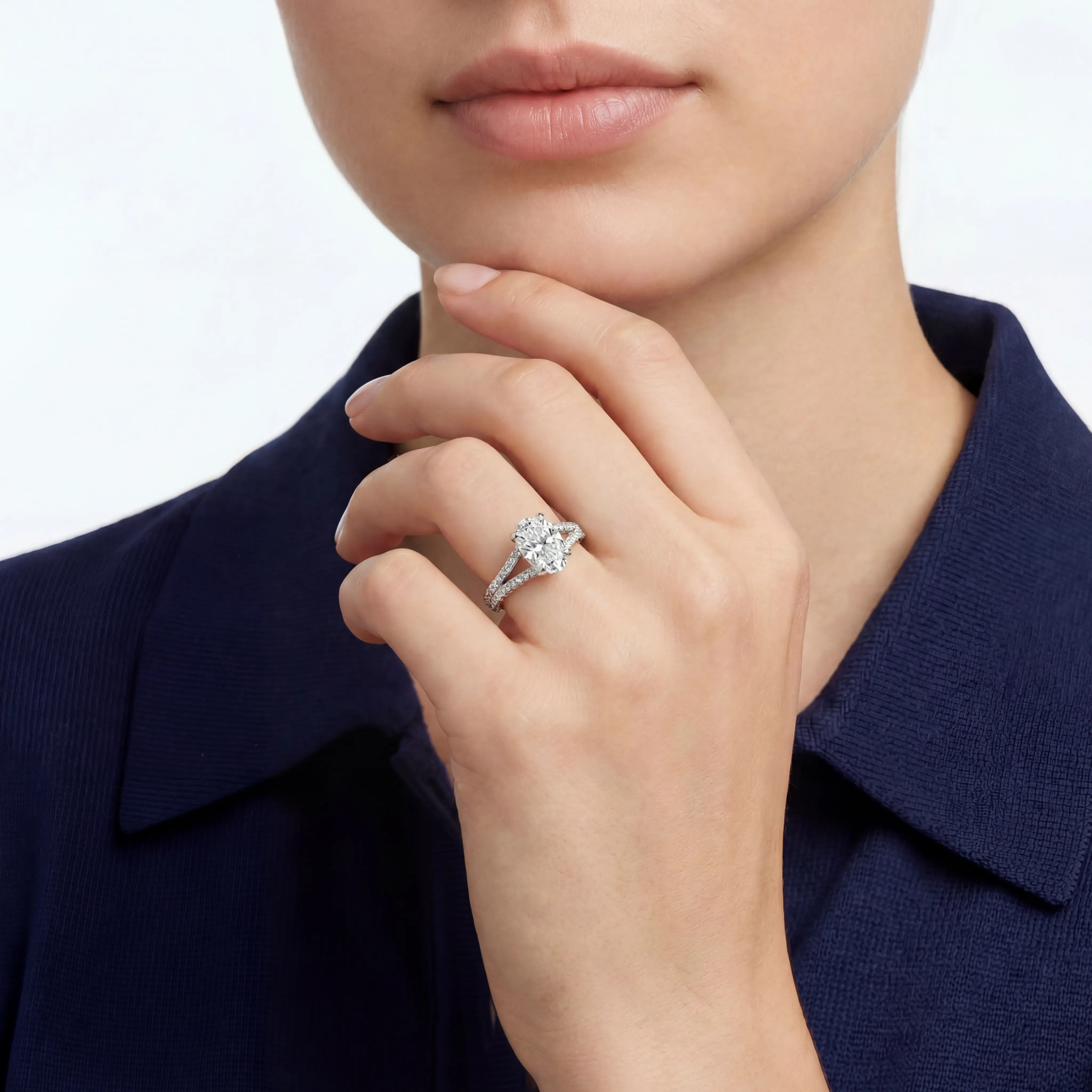 imperial oval radiance ring - product_gallery - 8