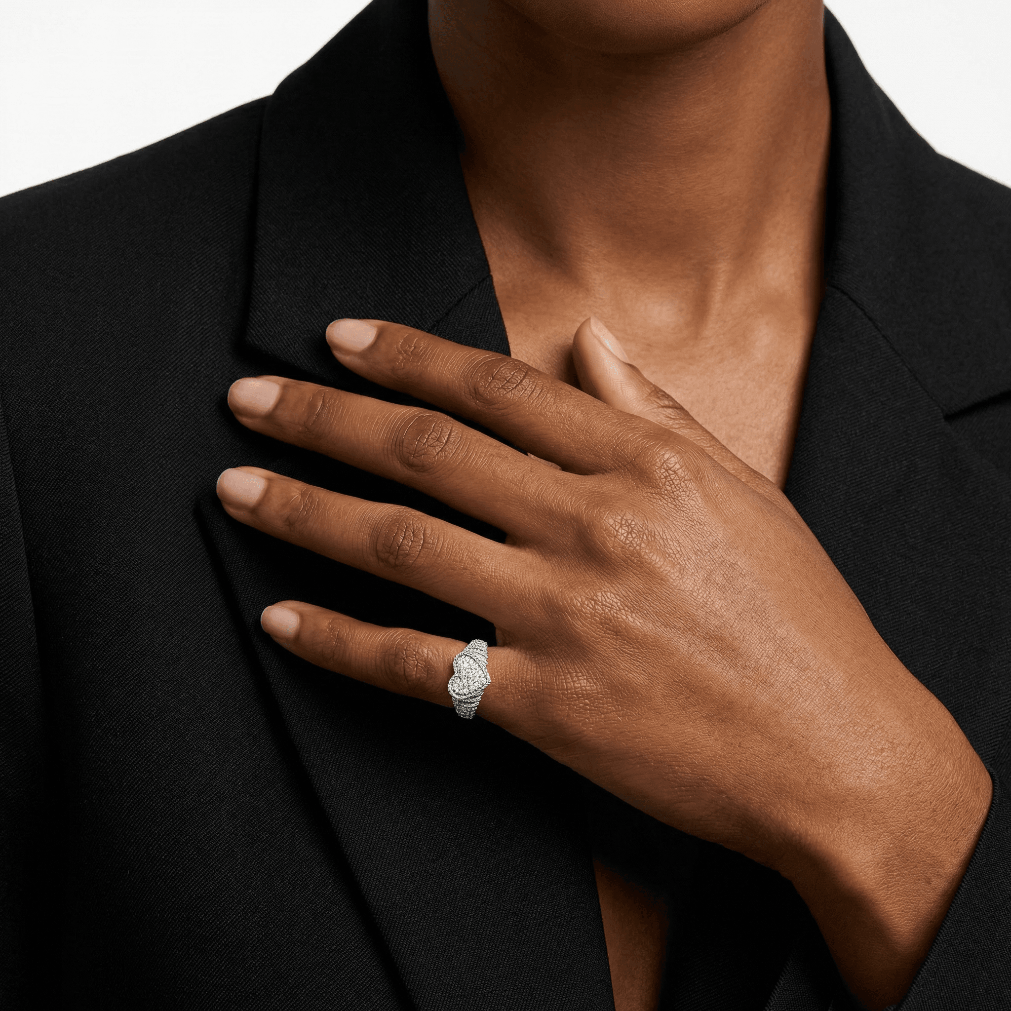 amour pinky heart ring - product_gallery - 2