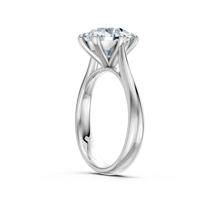Serenata Round Cathedral Solitaire Ring