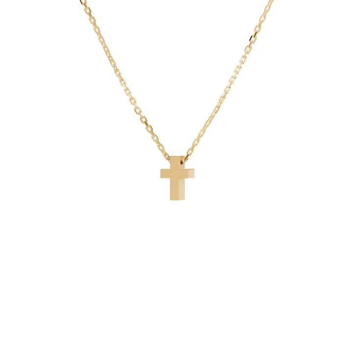 Purity Polished Mini Cross Pendant