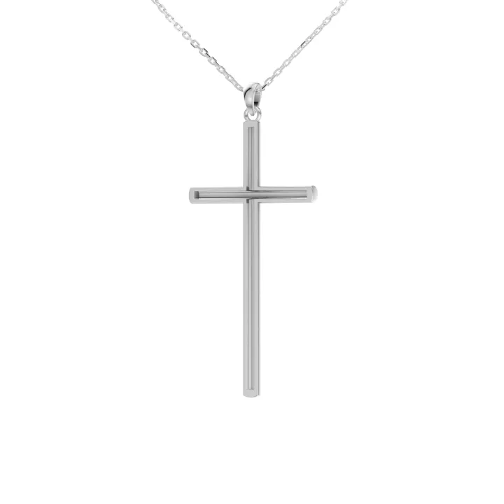 Serene Solid Cross Pendant