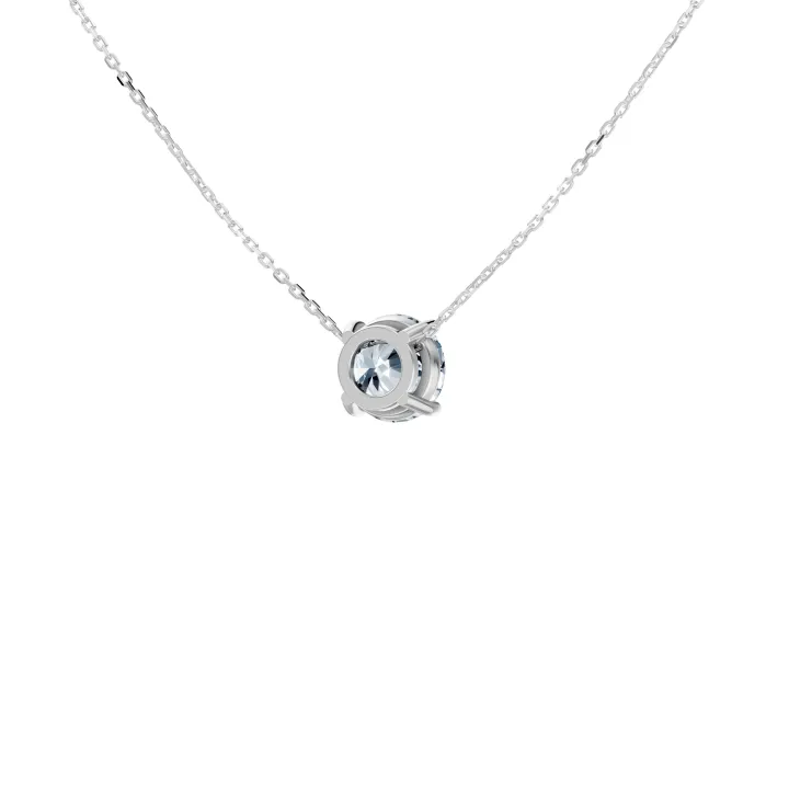 Luna 2 Carat Solitaire Necklace