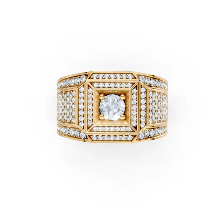 Quadrum Pavé Ring