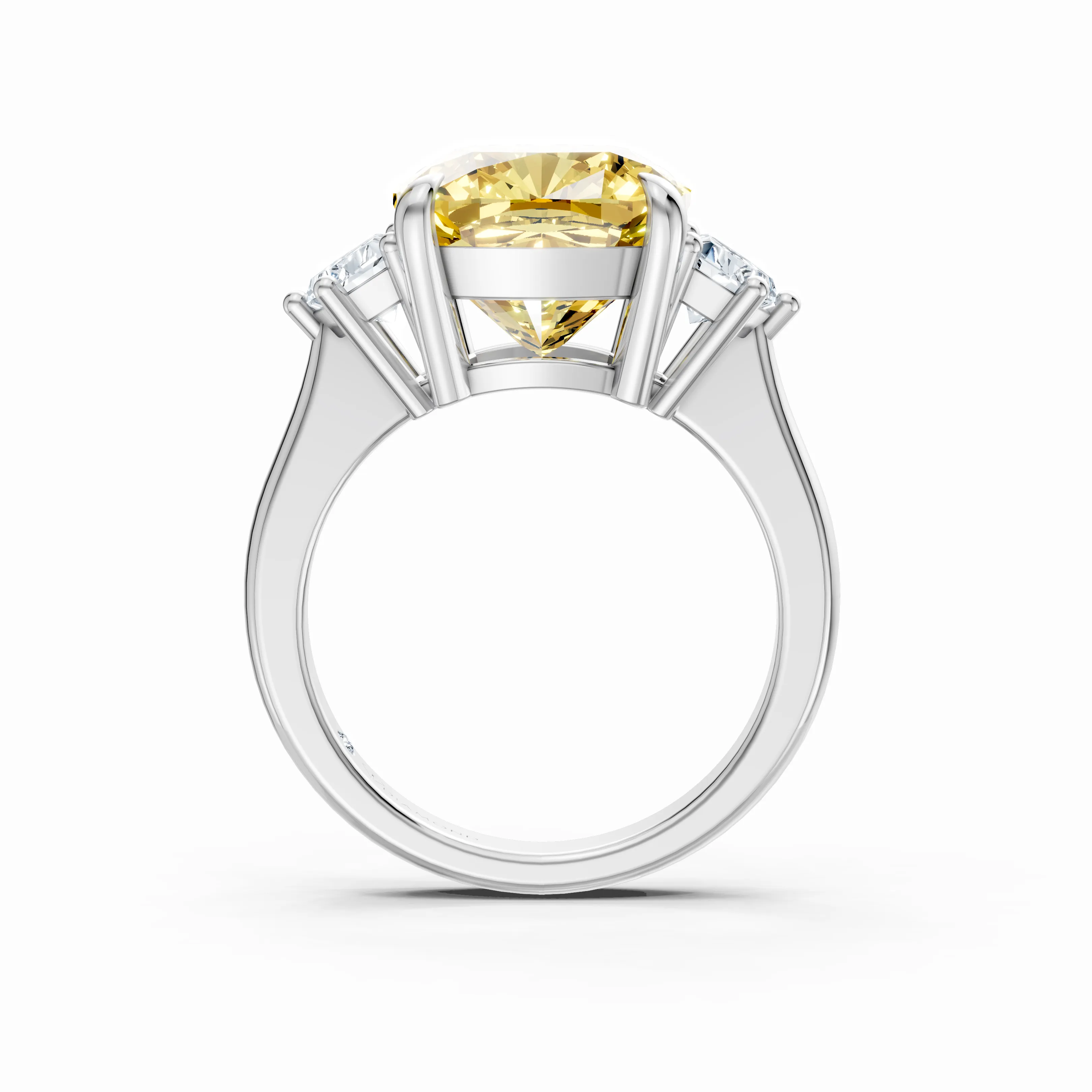 lumineuse soleil yellow trio ring - hover - 2