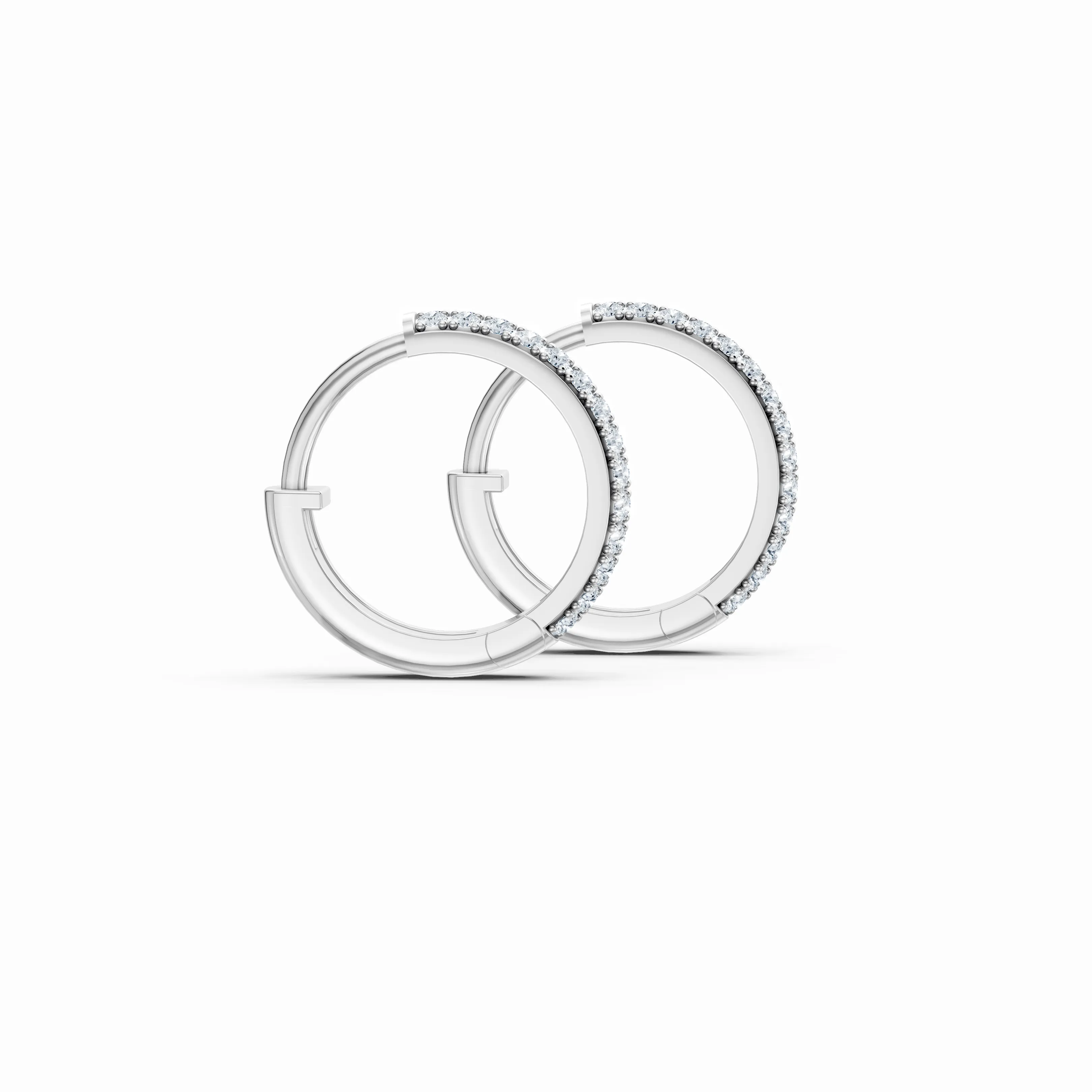 aria pave hoops - hover - 3