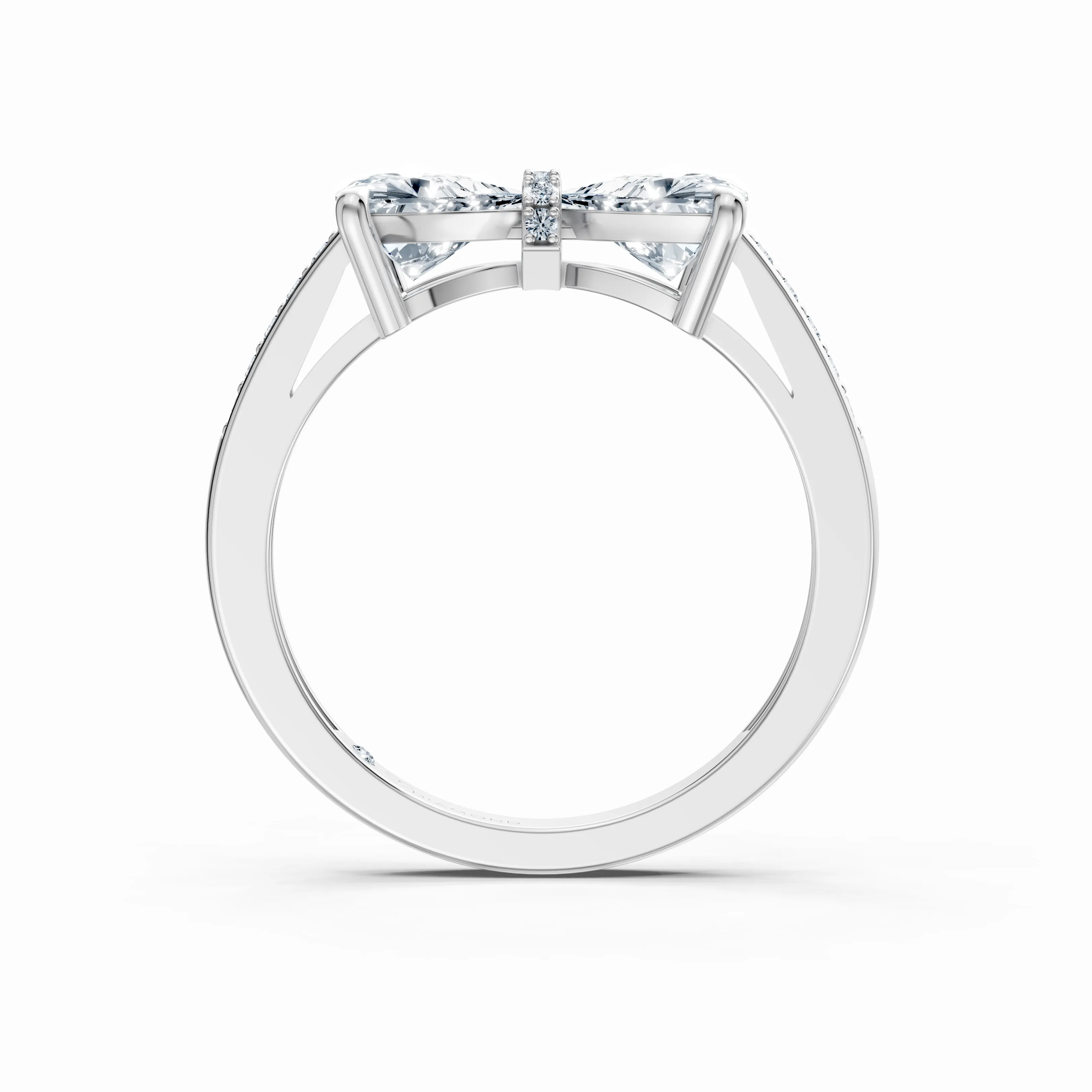 twin radiance bow tie trillion ring - hover - 3