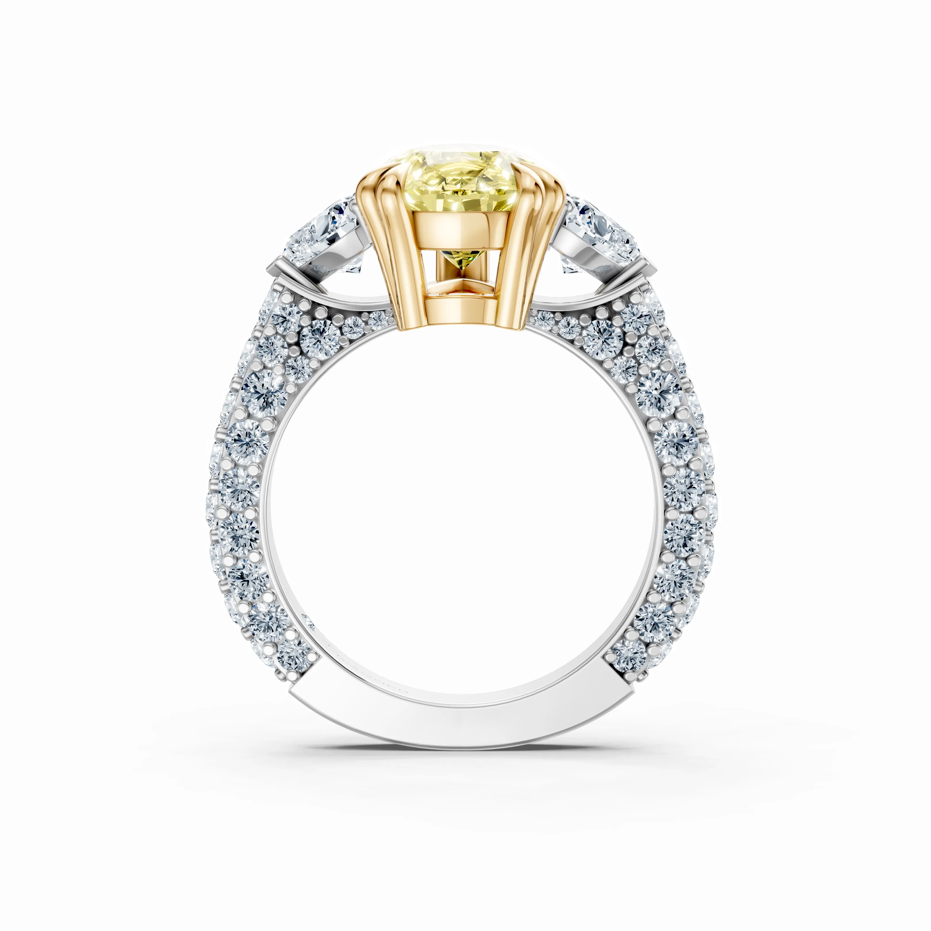 solaris pear ring - hover - 3