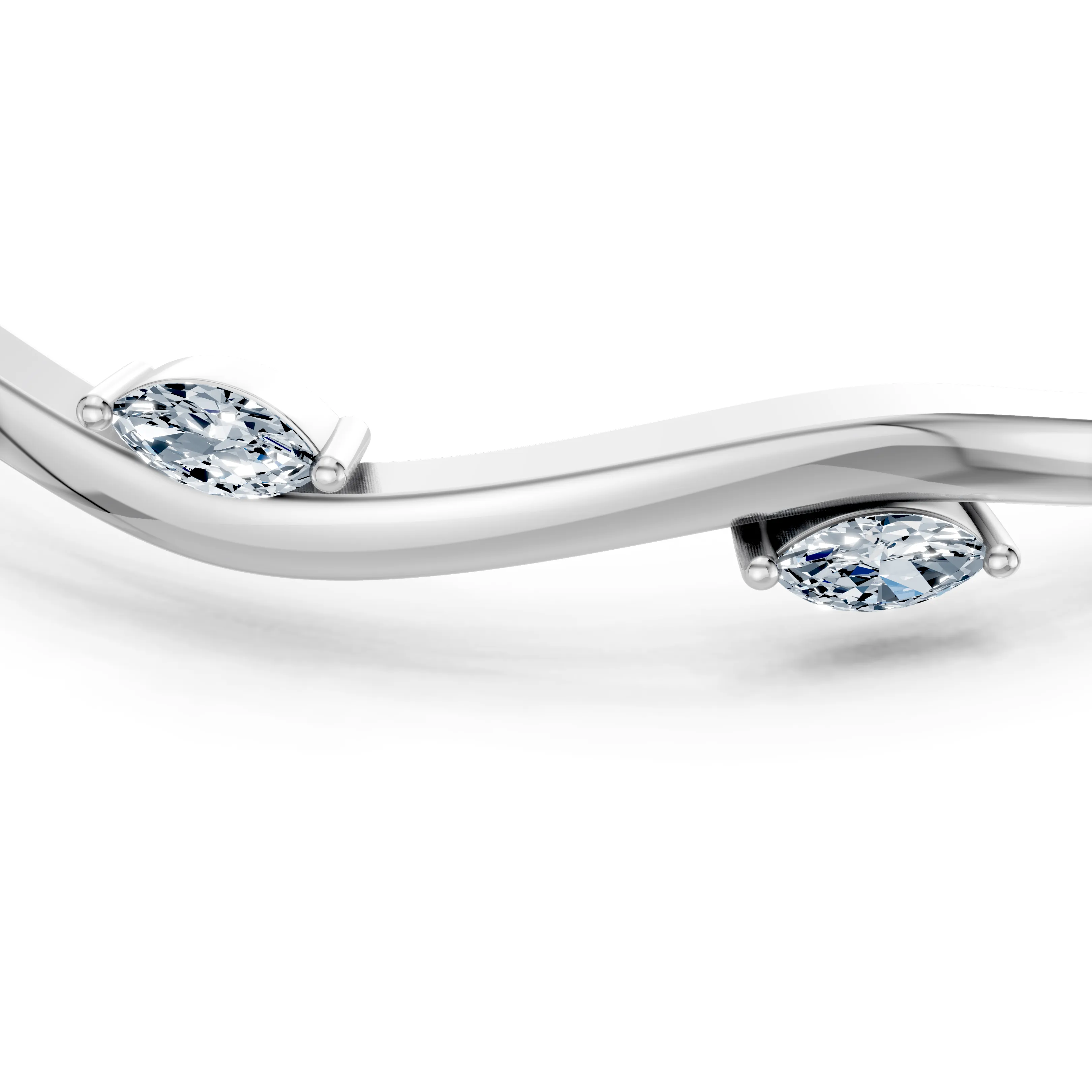 marquise drift bangle - hover - 3