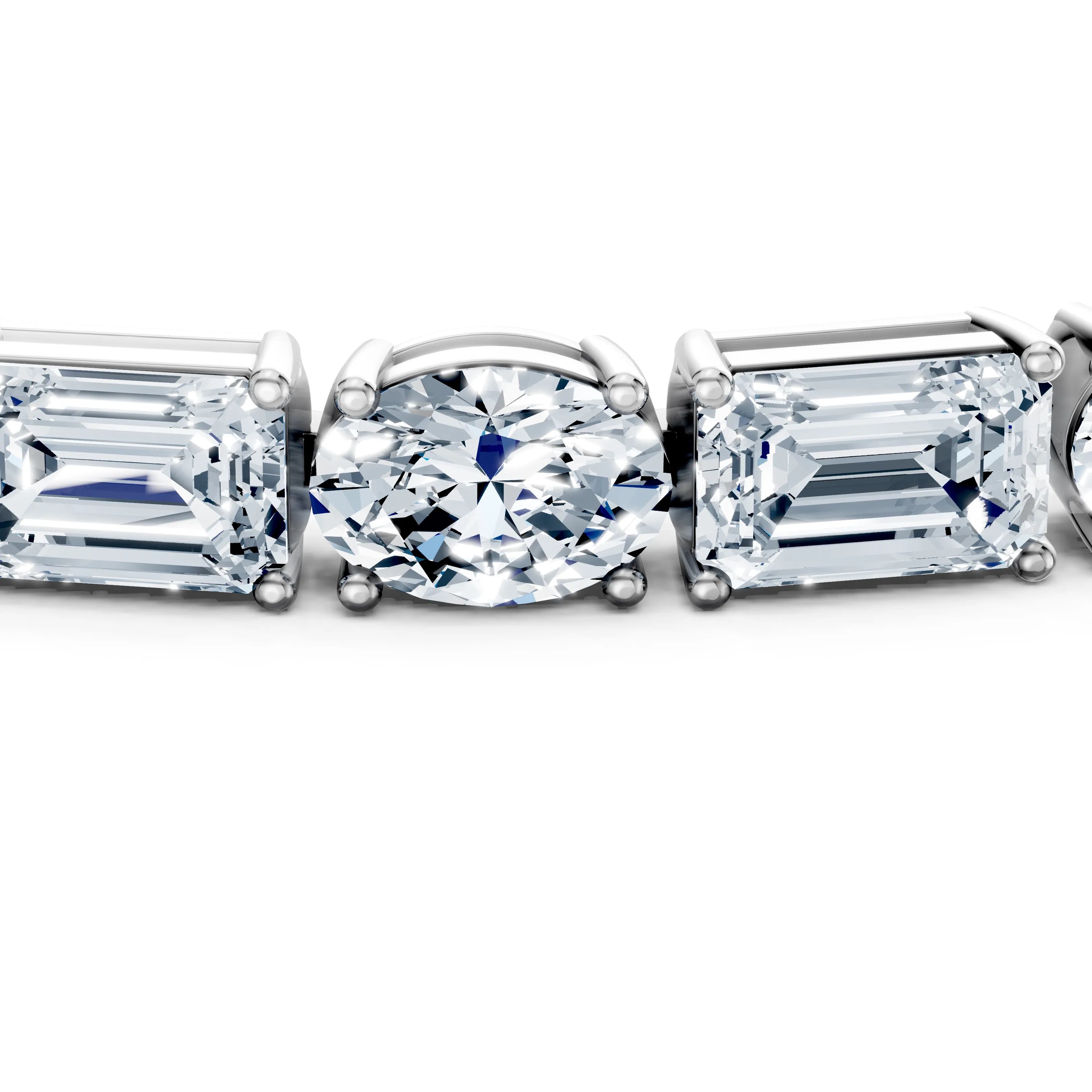 17 carat duet of splendor tennis bracelet - hover - 3