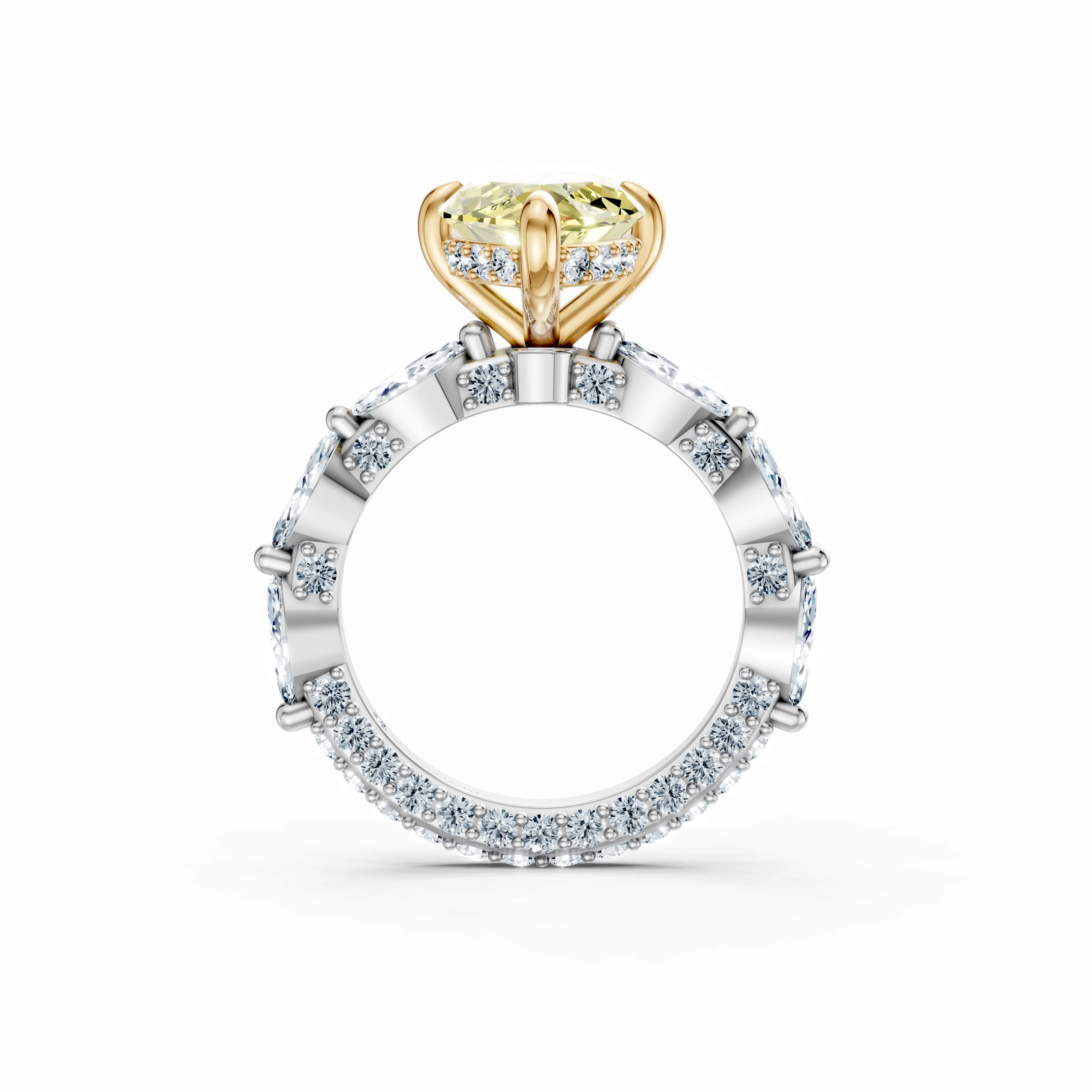 solar axis marquise ring - hover - 2