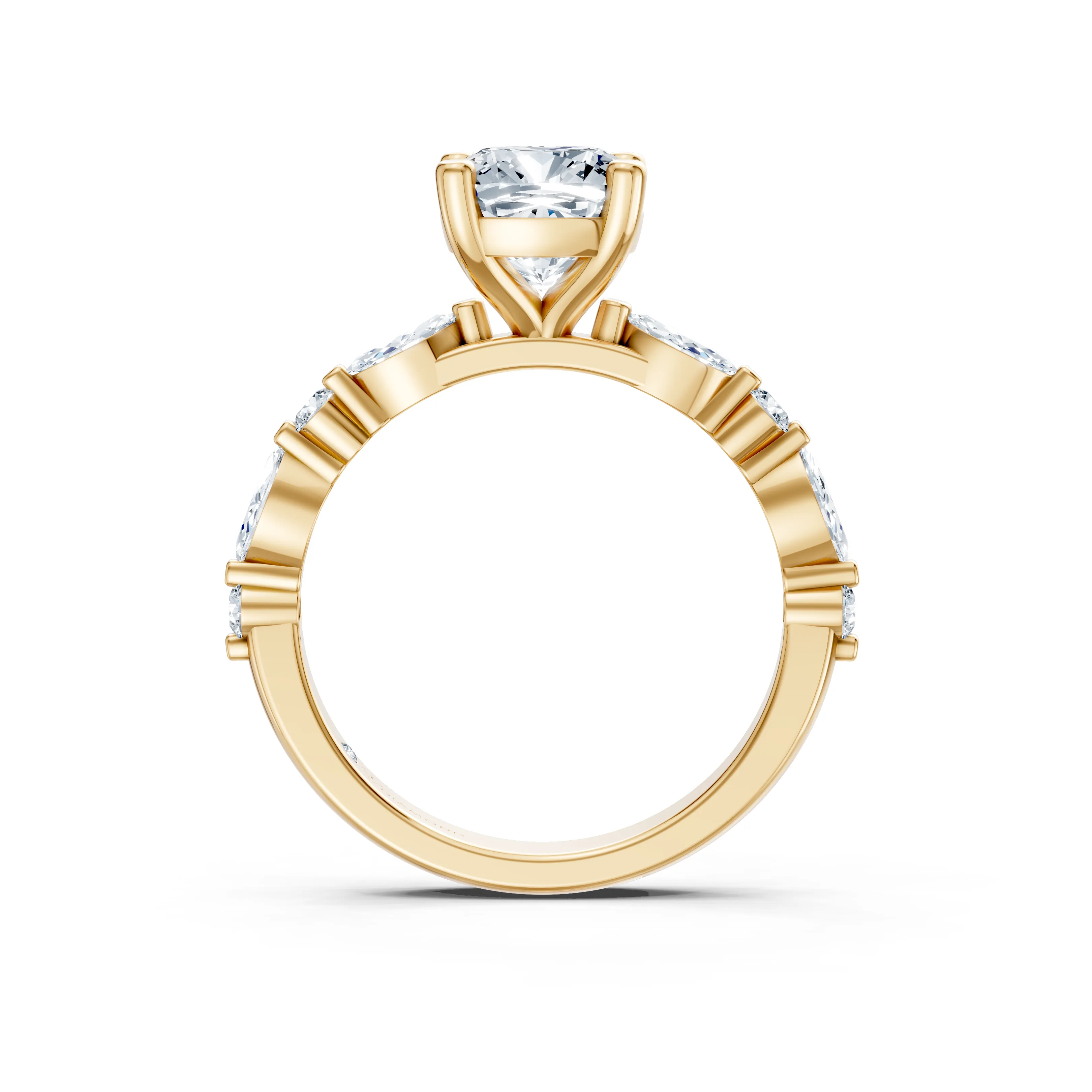 celeste multi shape solitaire ring - hover - 2