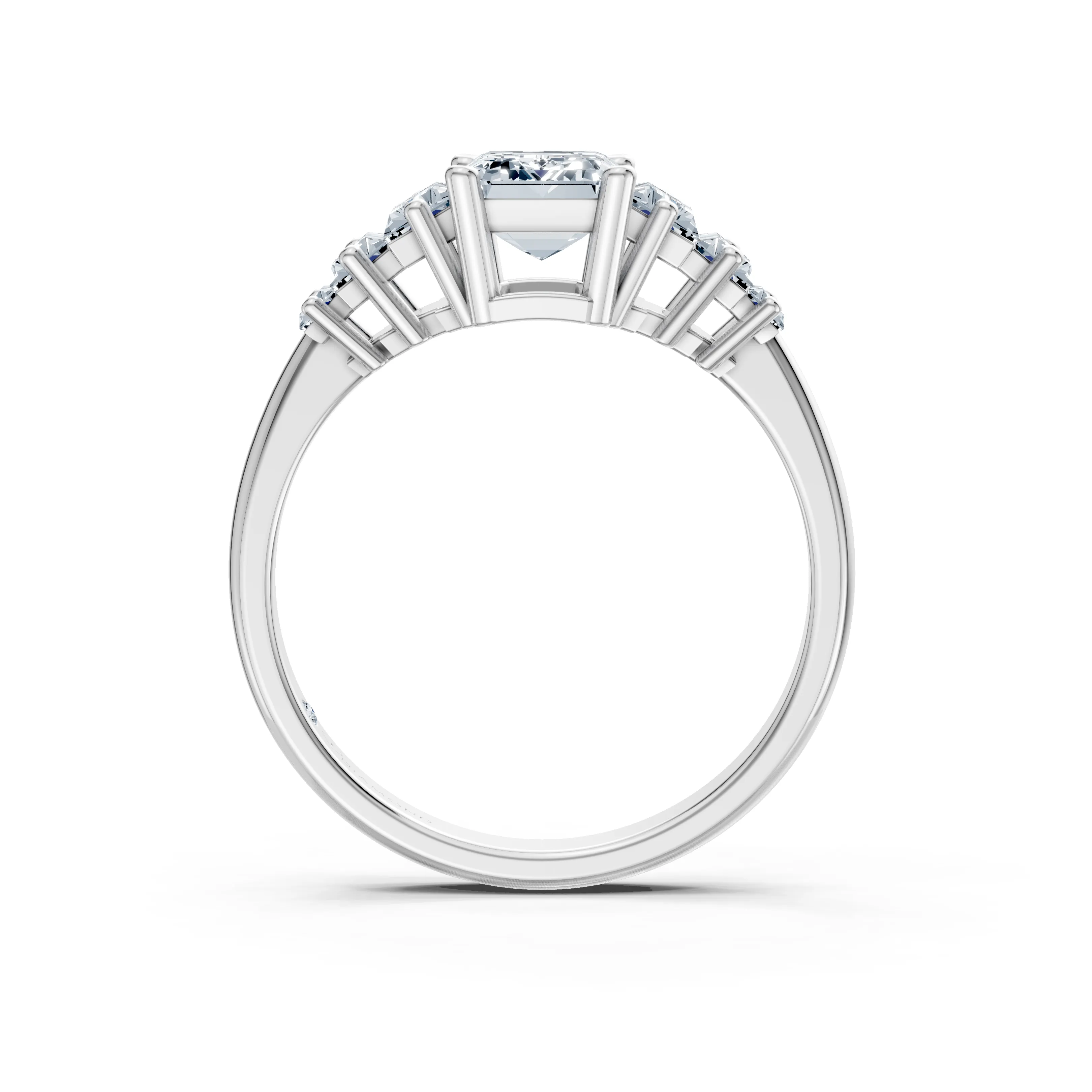 zyphora emerald baguette ring - hover - 3