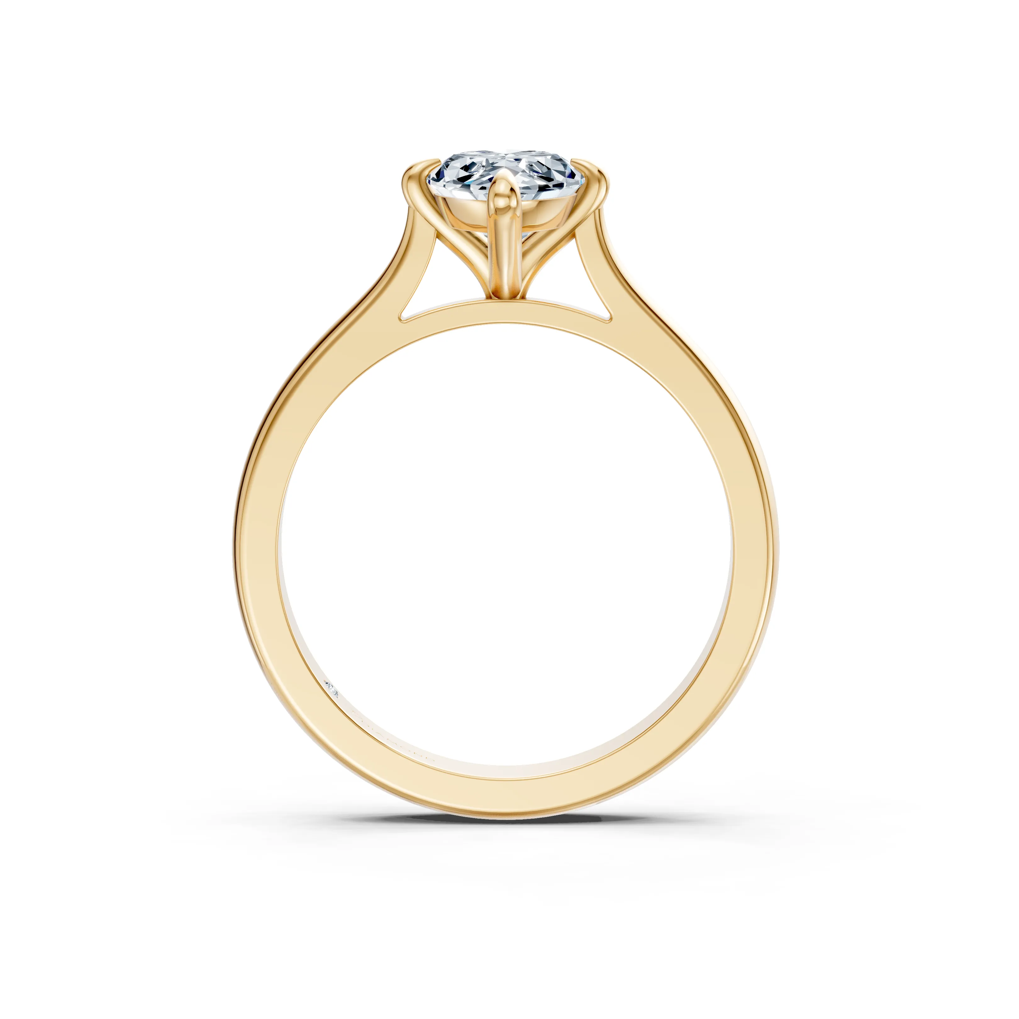 lunara marquise solitaire ring - hover - 3