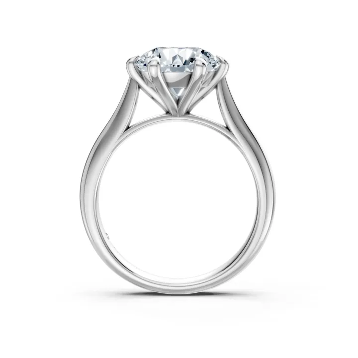 Serenata Round Cathedral Solitaire Ring