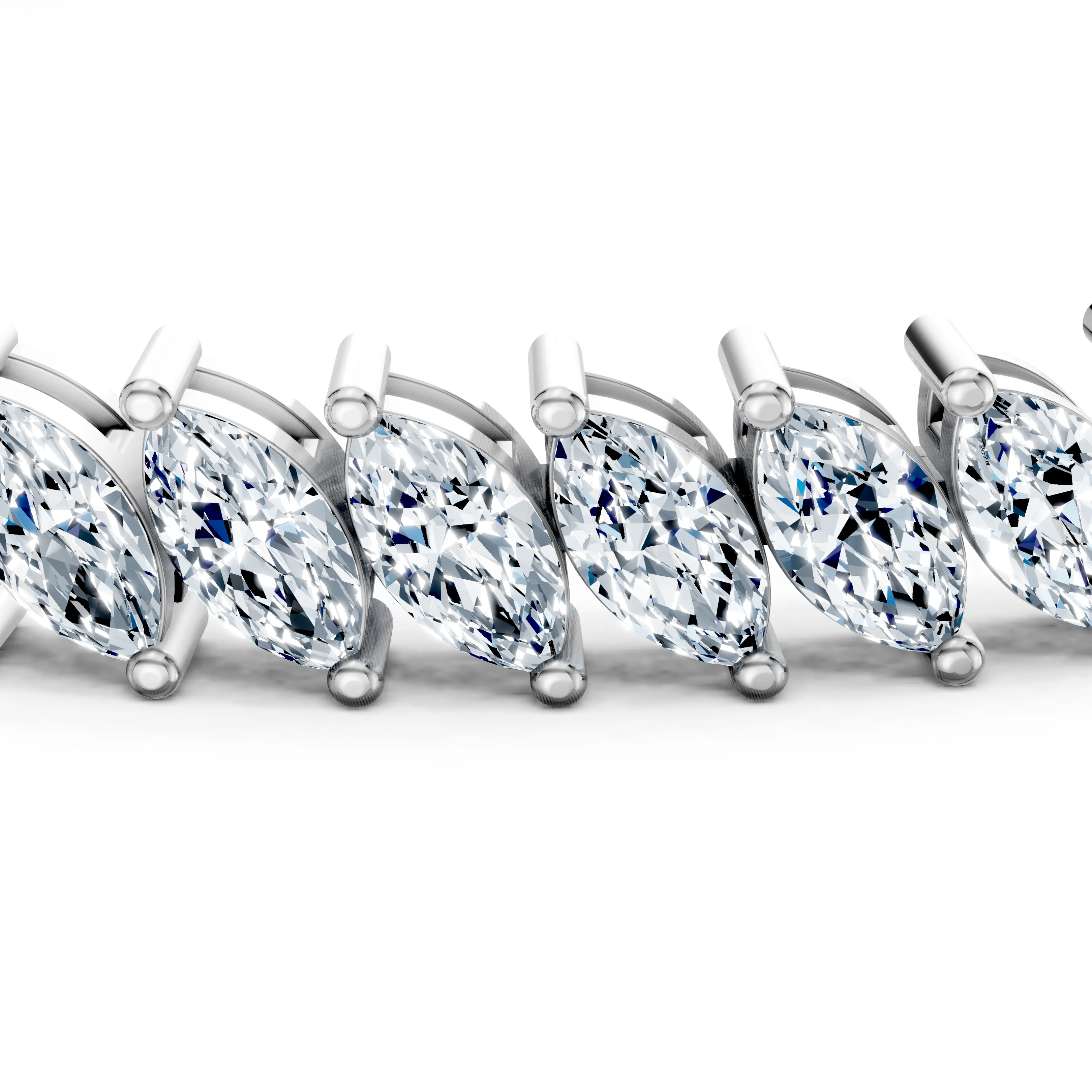 marquise tennis bracelet - hover - 3