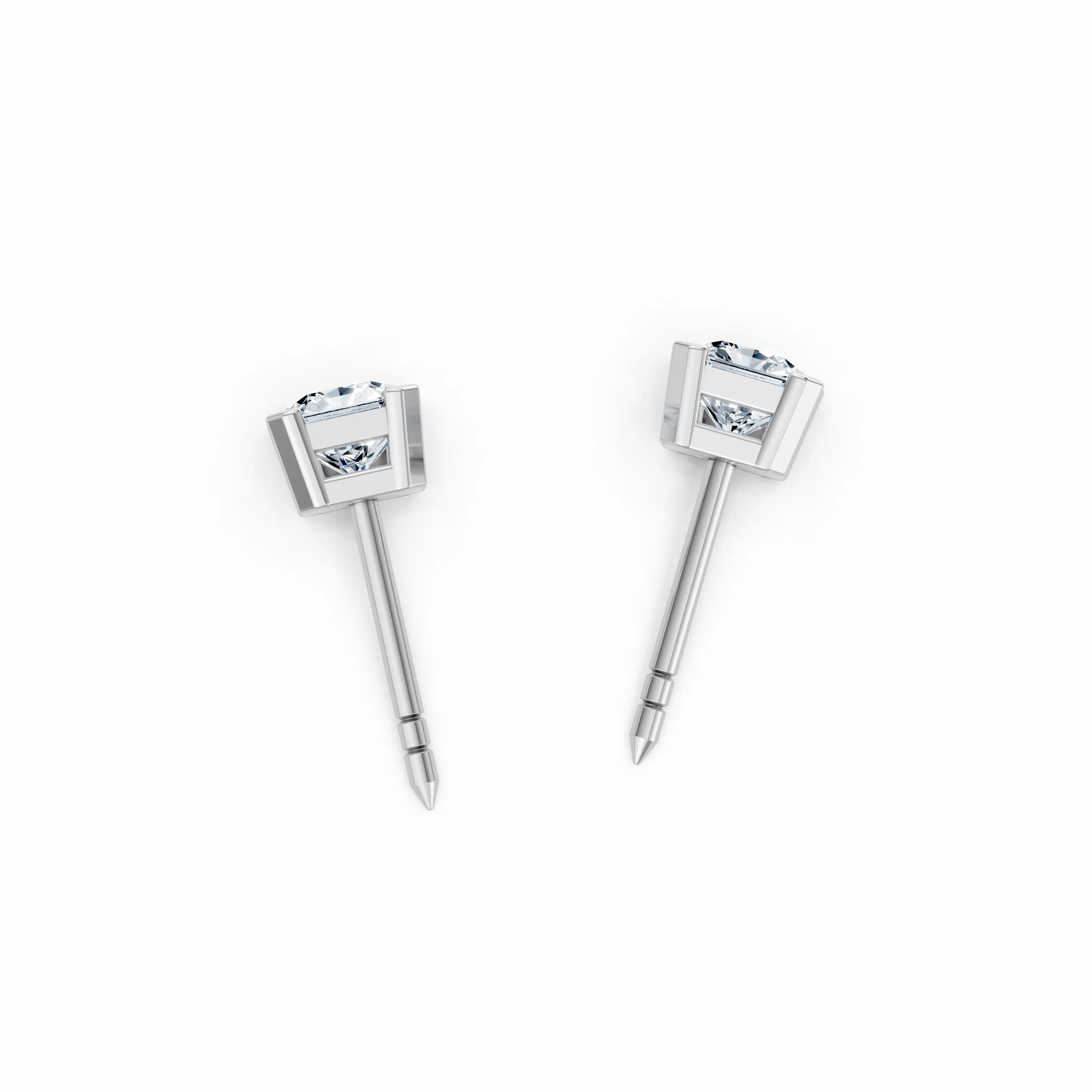 equinox asscher cut stud - hover - 3