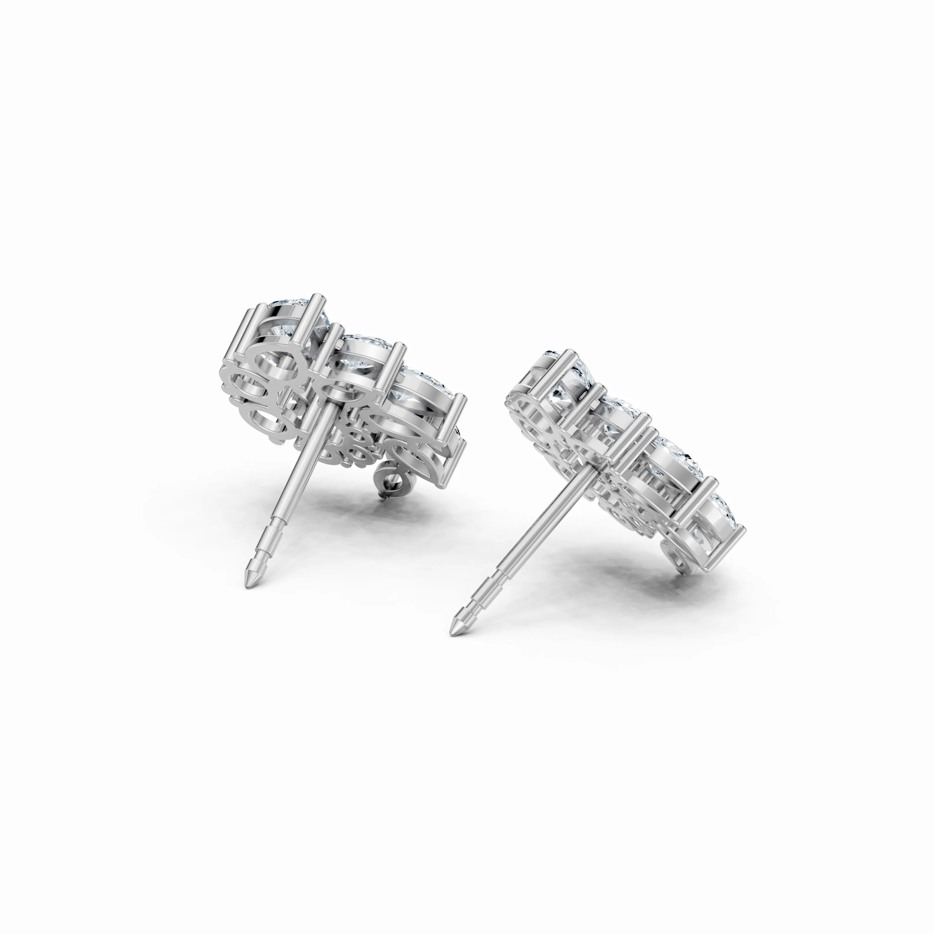 astra spiral stud earrings - hover - 3