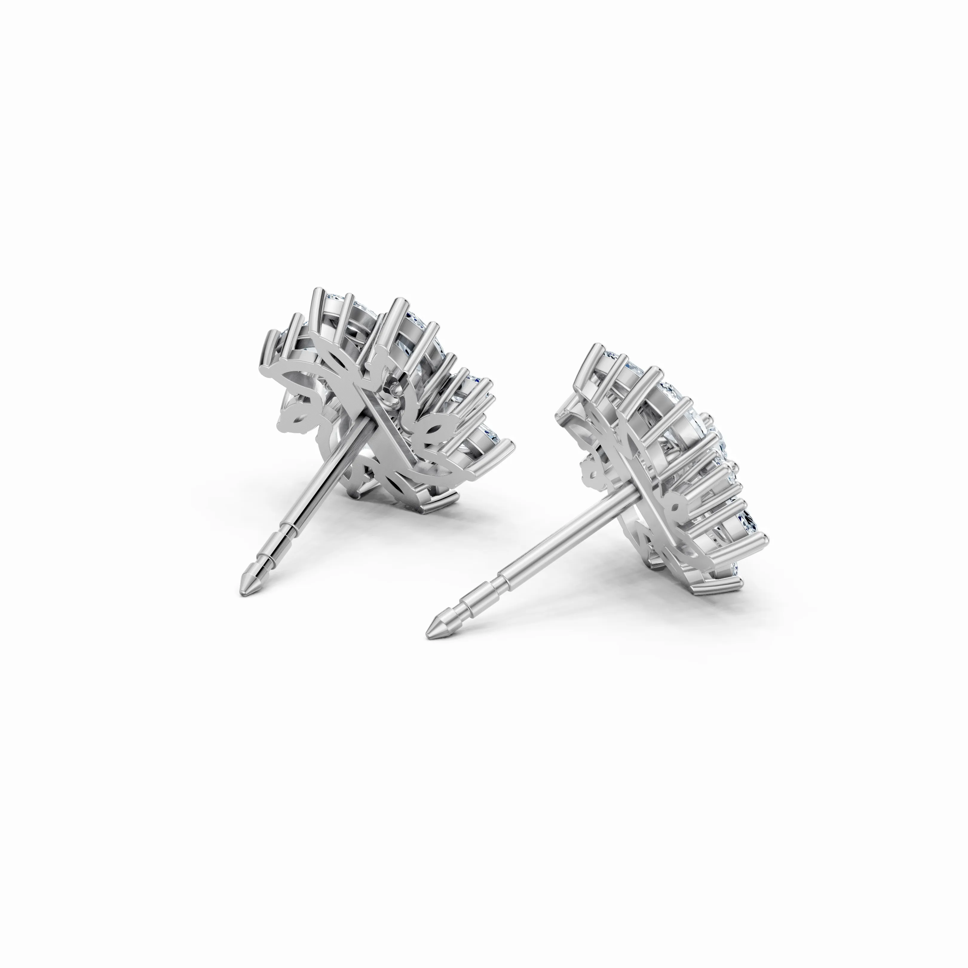 aurora bloom stud earrings - hover - 3