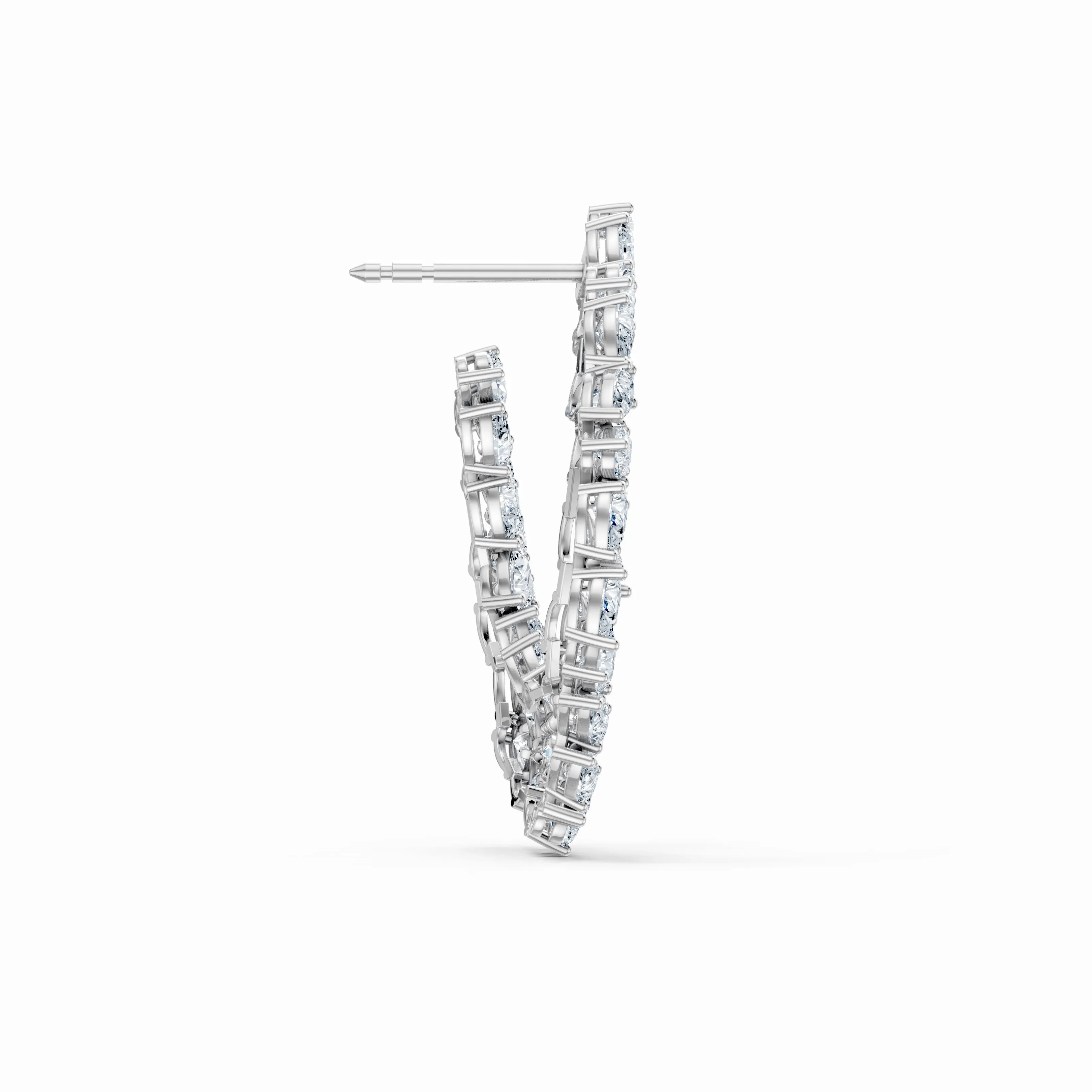cascade hoop earrings - hover - 4