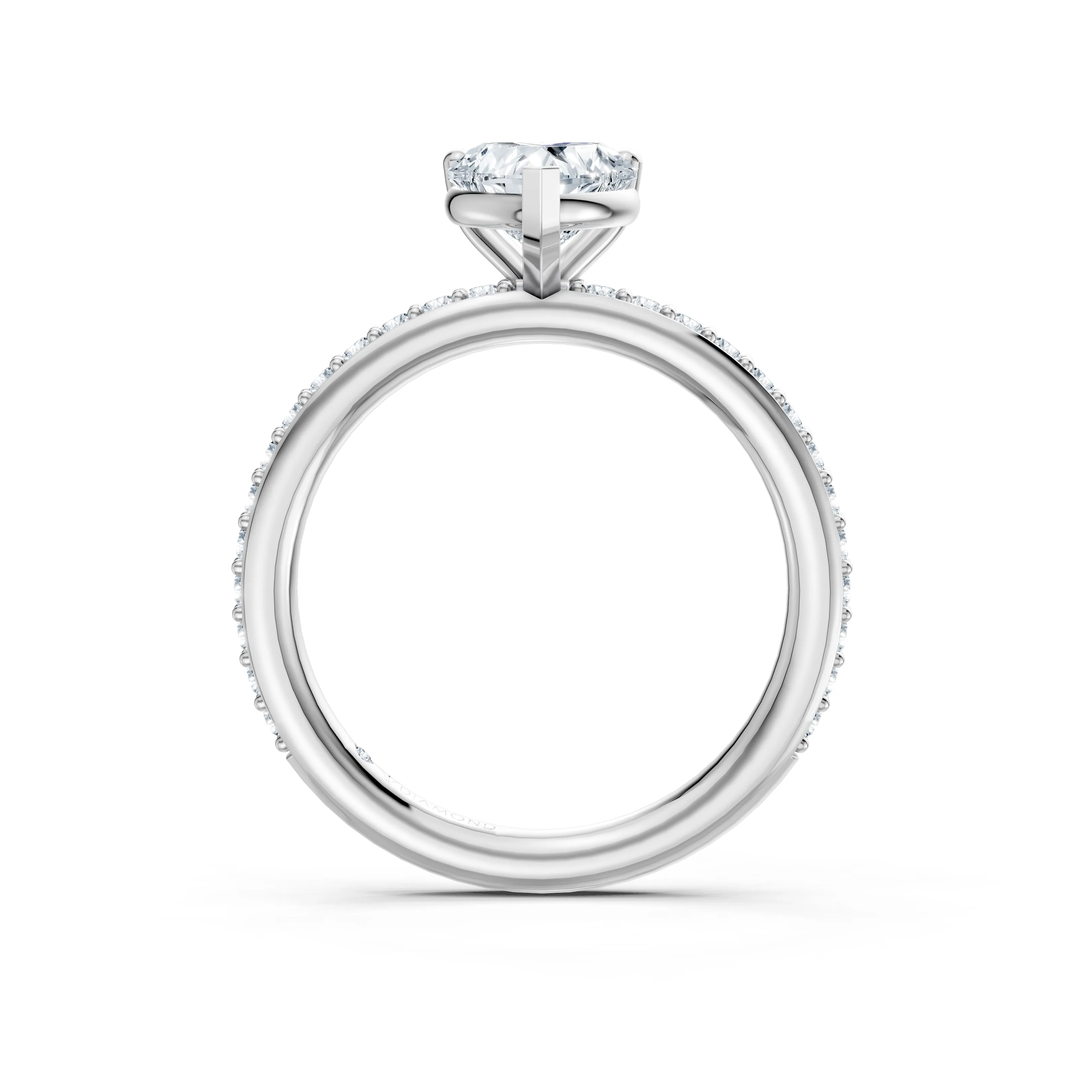liora heart pave engagement ring - hover - 3