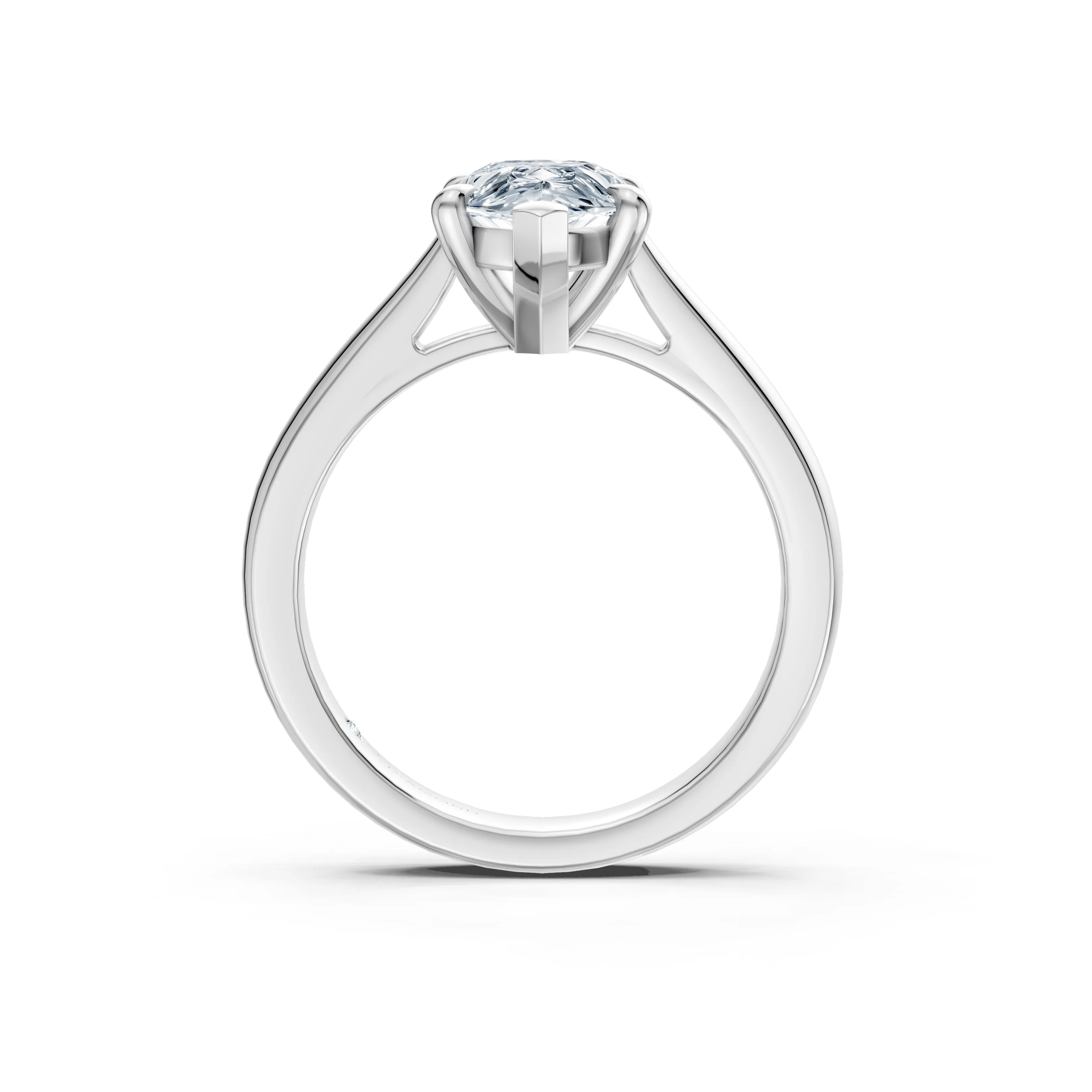 lyris pear solitaire ring - hover - 3