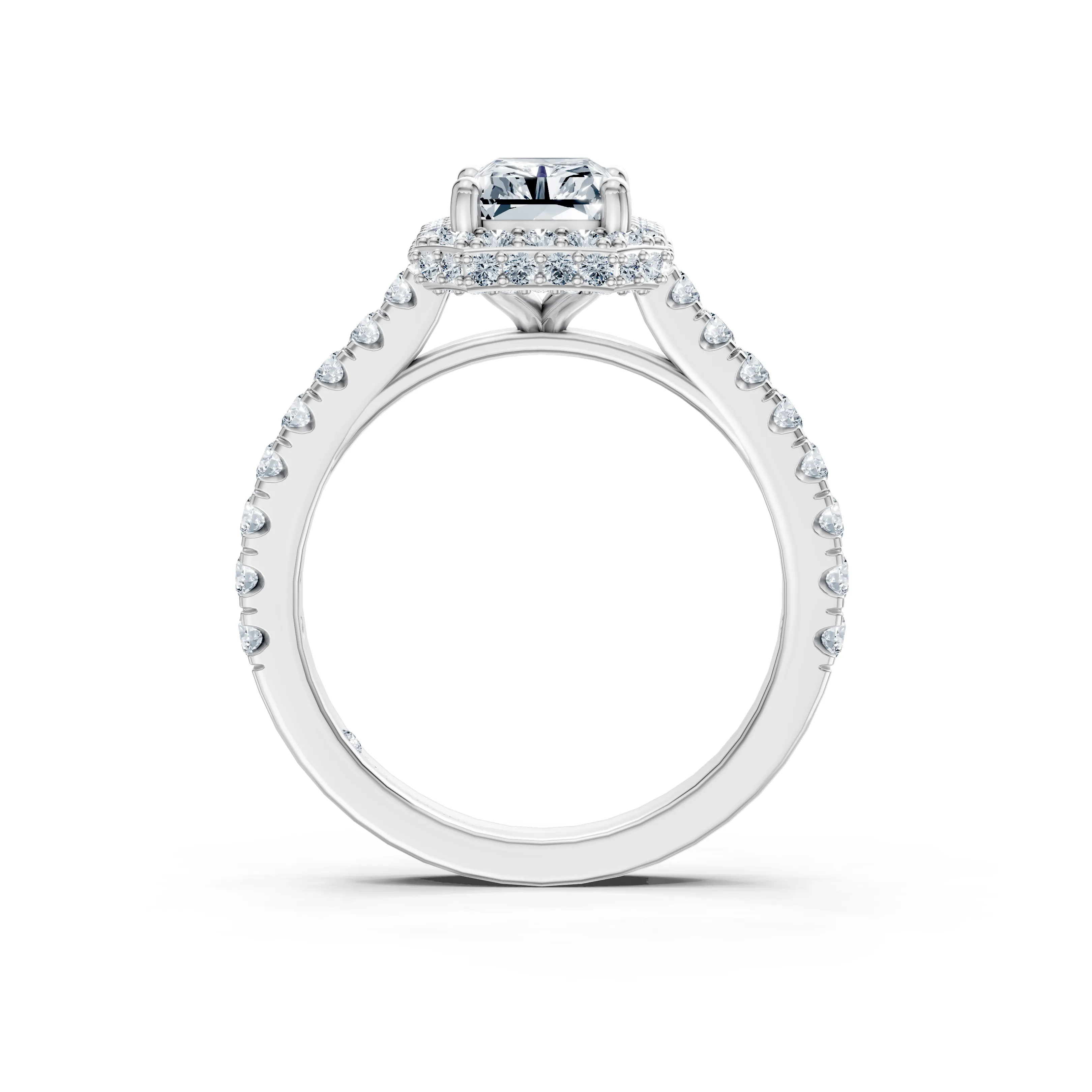 calysta radiant hidden halo pave ring - hover - 3
