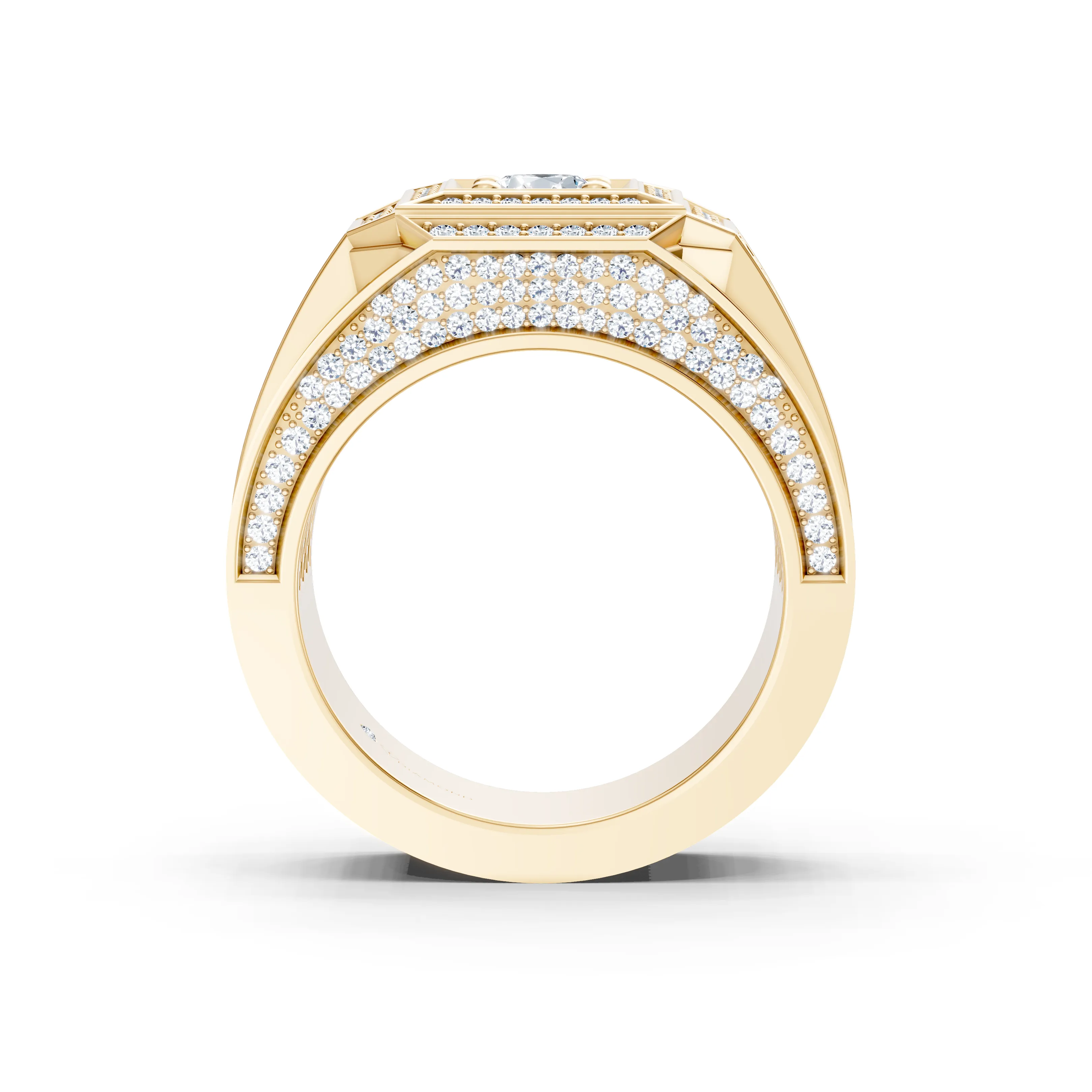 quadrum pave ring - hover - 4
