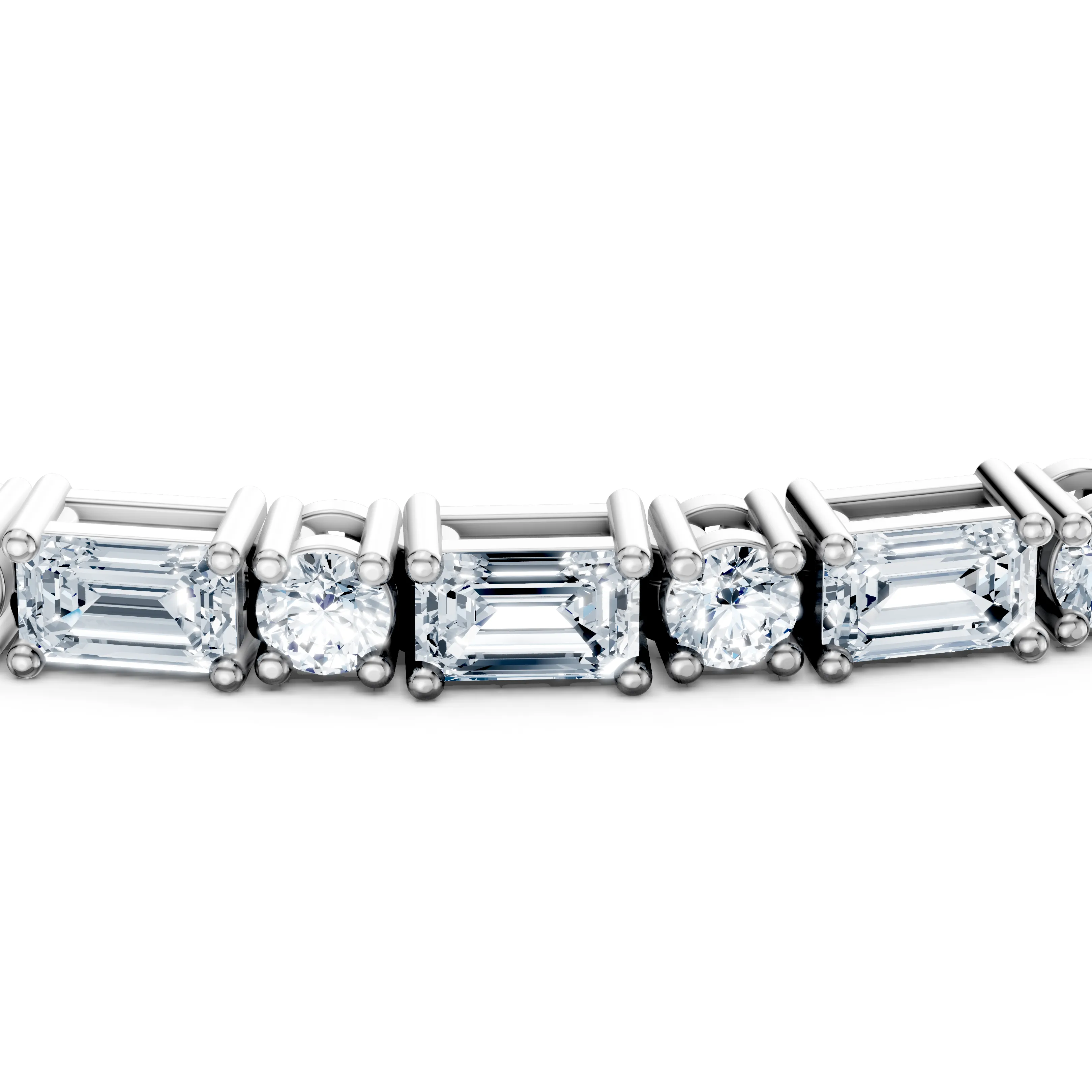 5 carat symphony of cuts tennis bracelet - hover - 3