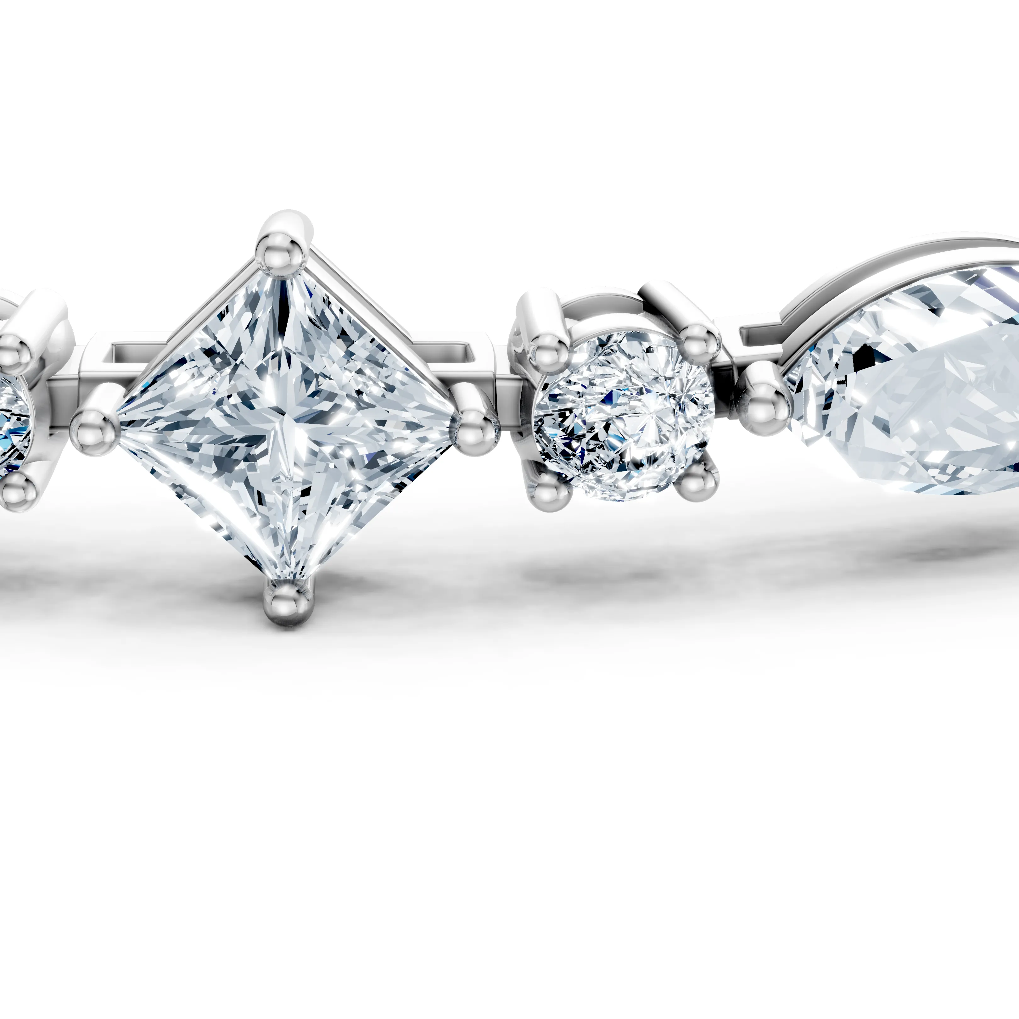12 carat kaleidoscope harmony tennis bracelet - hover - 3