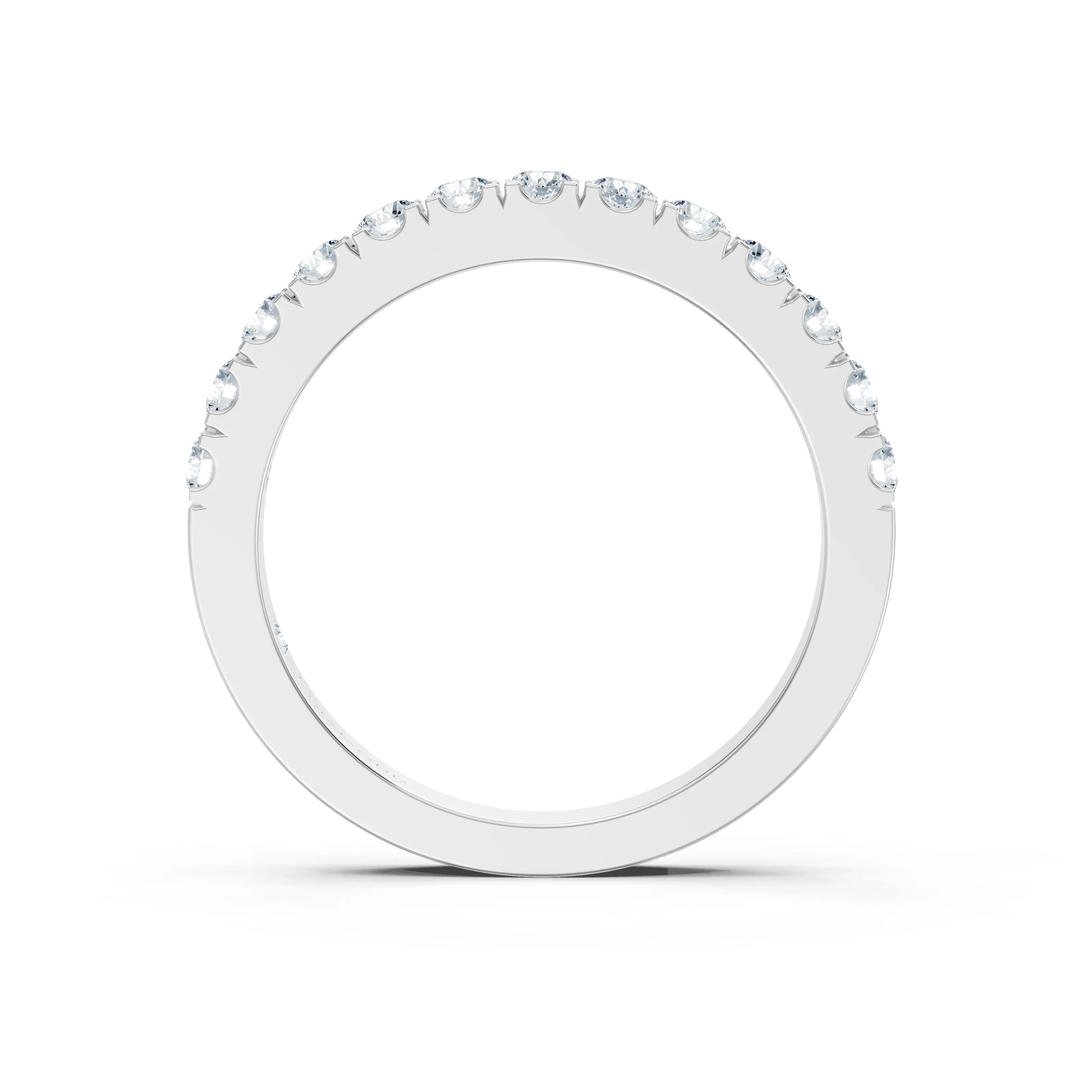 lustrare half eternity diamond band - hover - 4