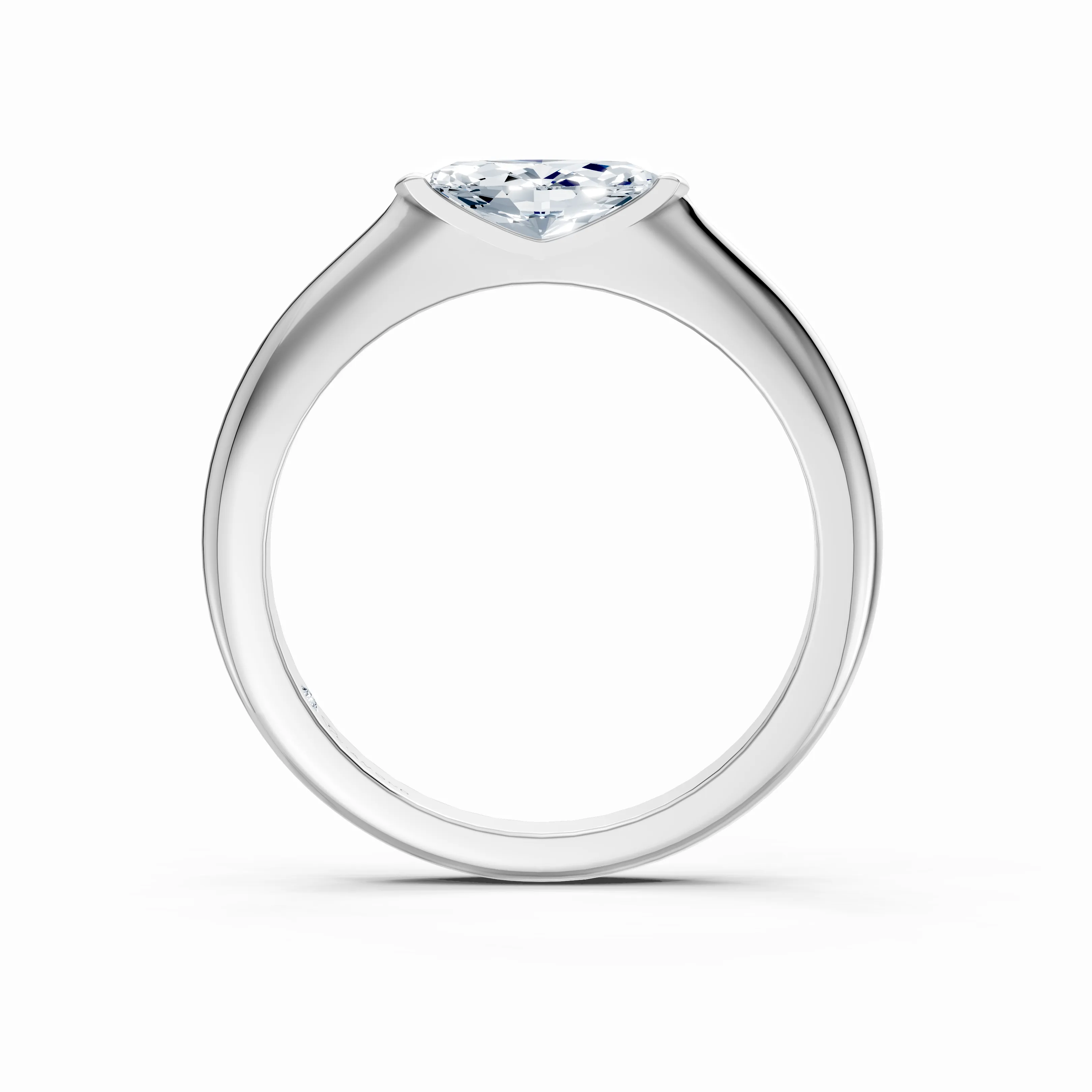solara marquise solitaire ring - hover - 2