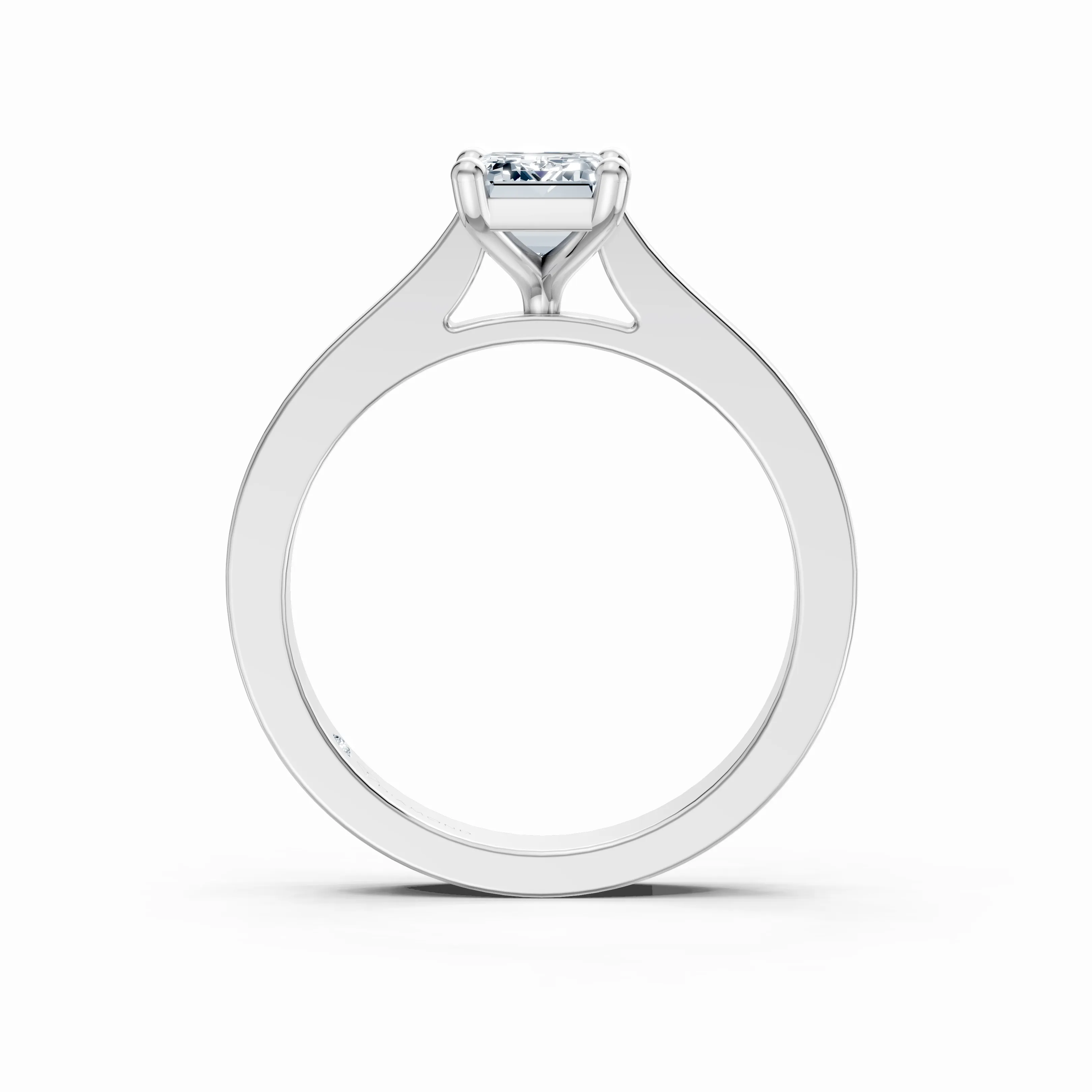 seren emerald solitaire ring - hover - 2