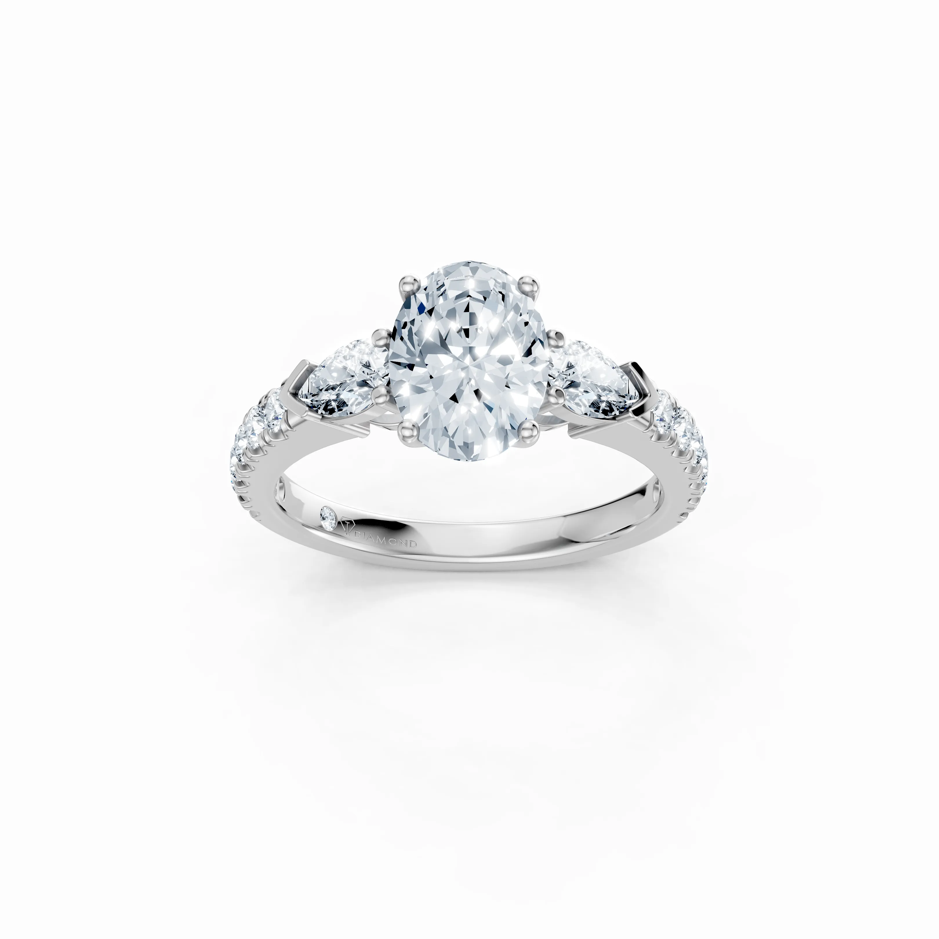 evelyn oval trilogy ring - main - 1