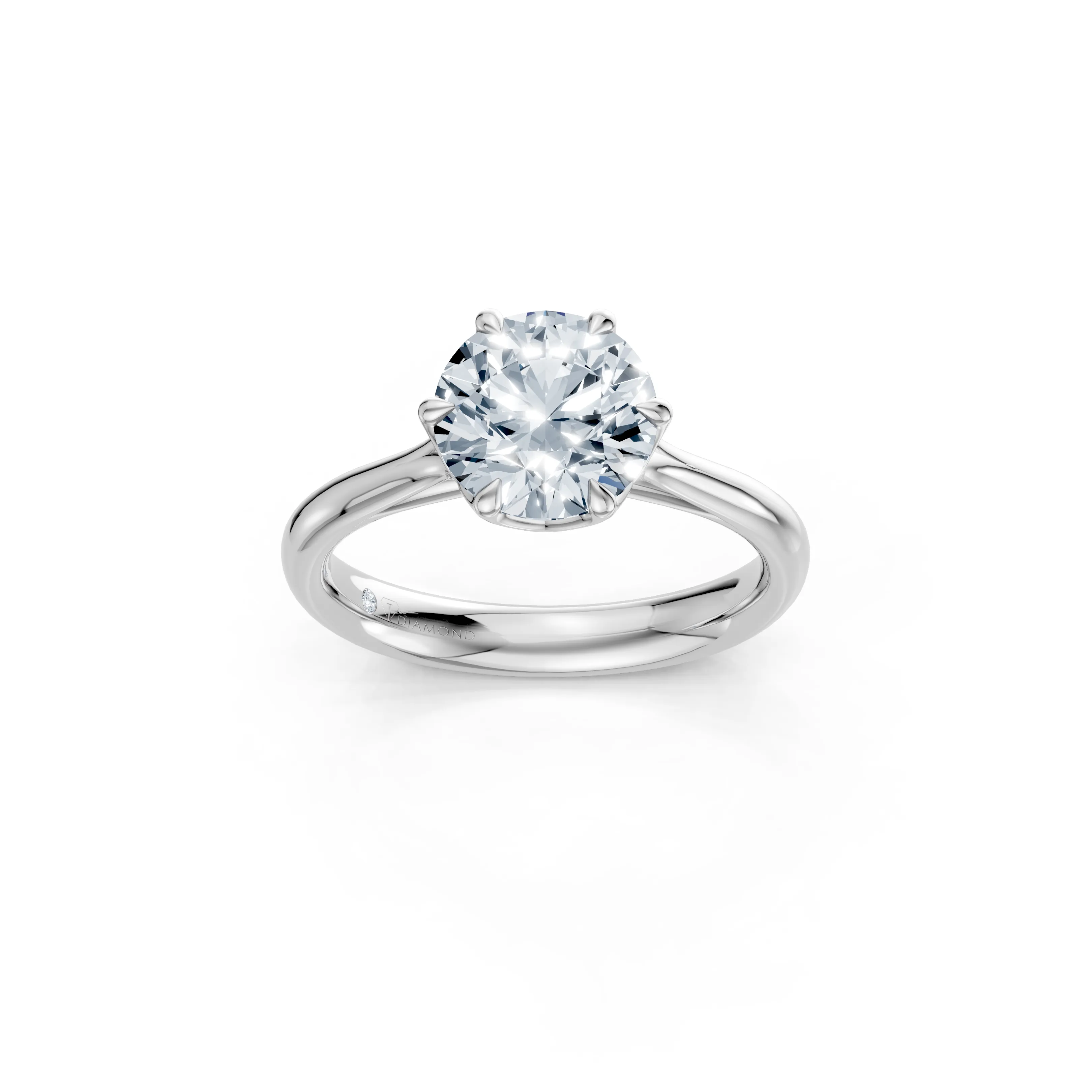 elara solitaire ring - main - 1