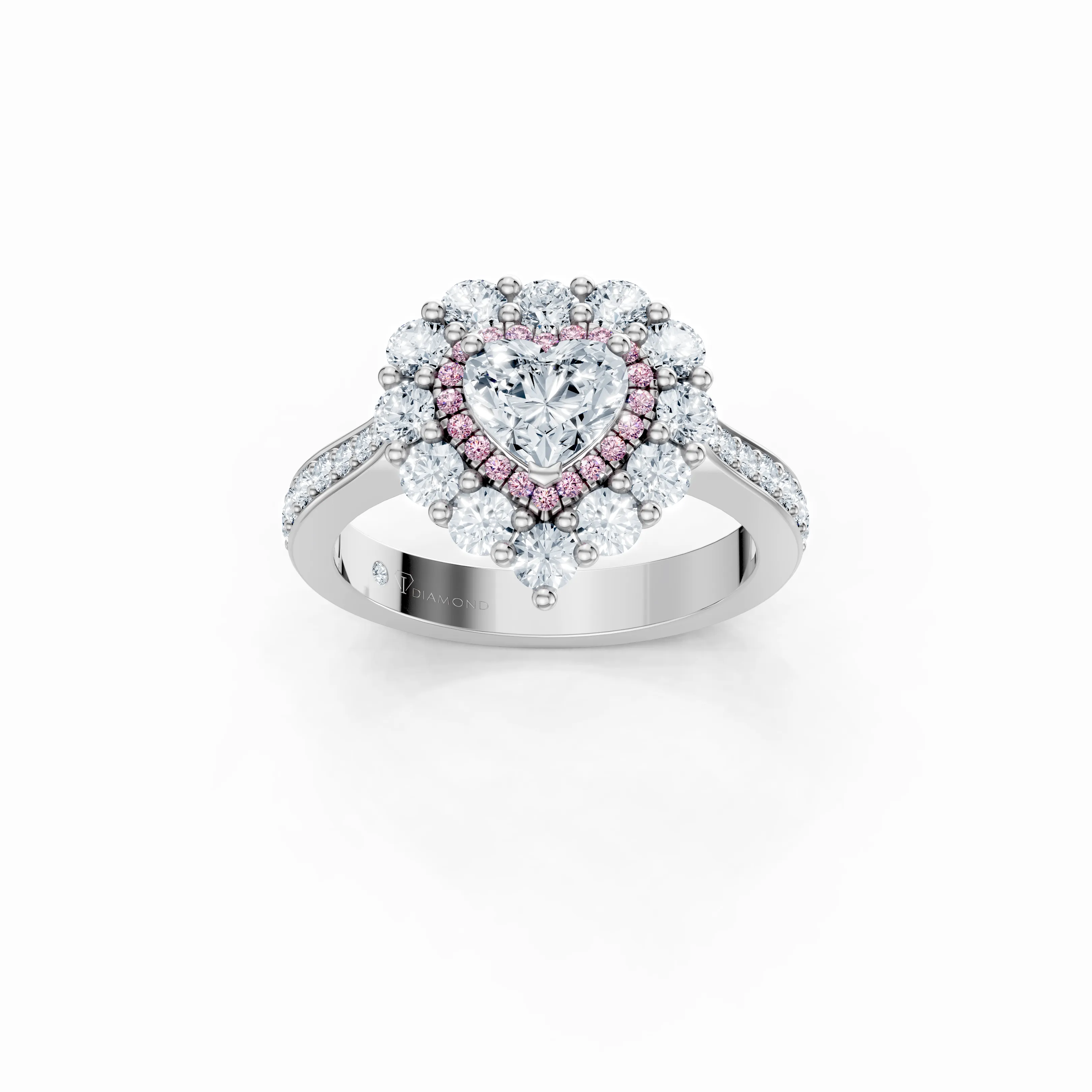 roselle bloom heart ring - main - 1