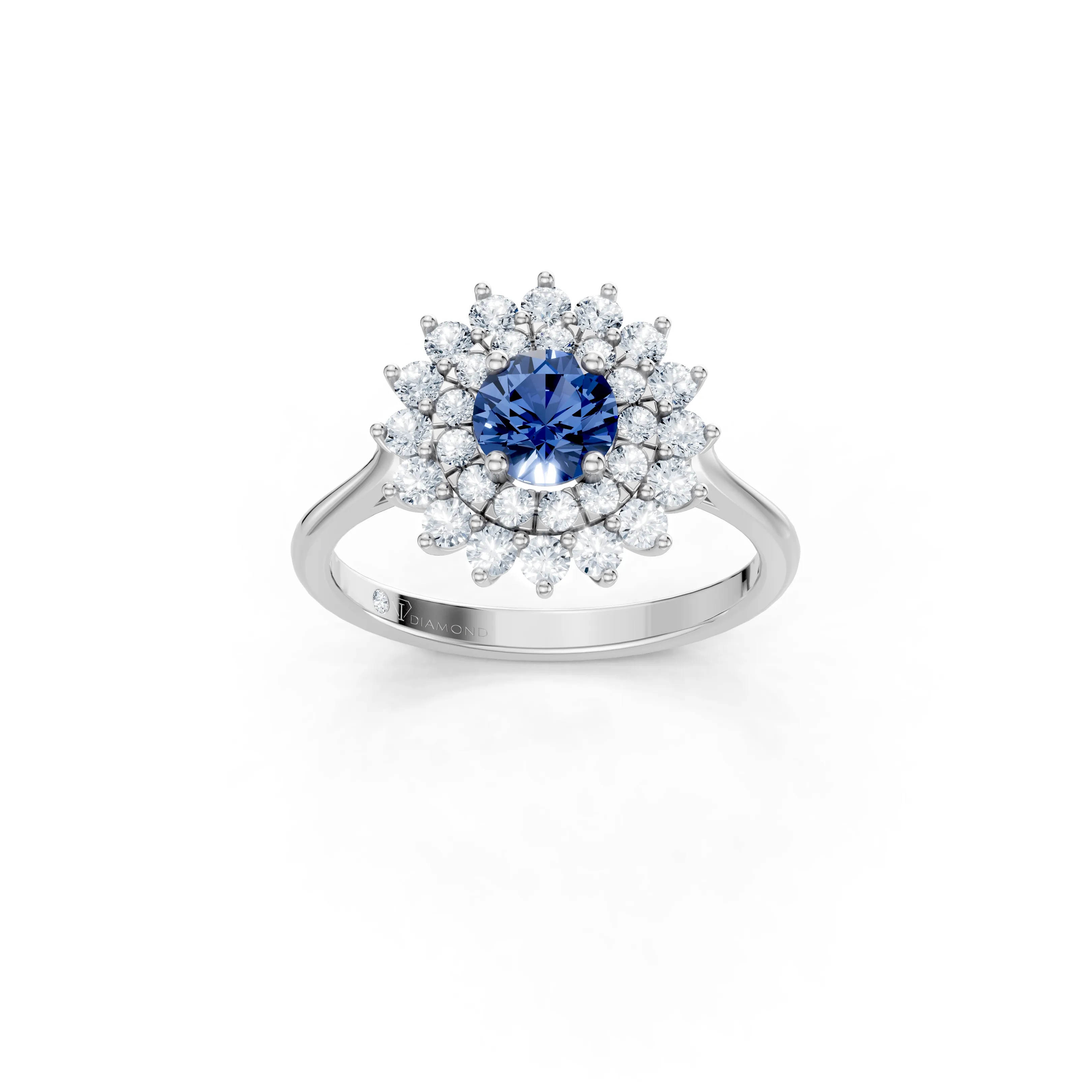 azure dahlia ring - main - 1