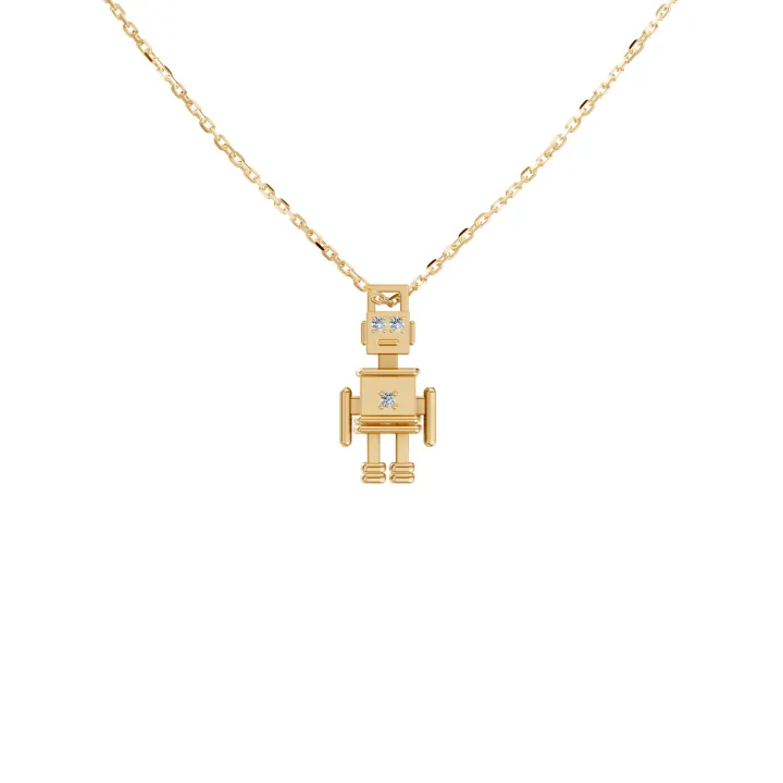 The Pixel Robot Pendant