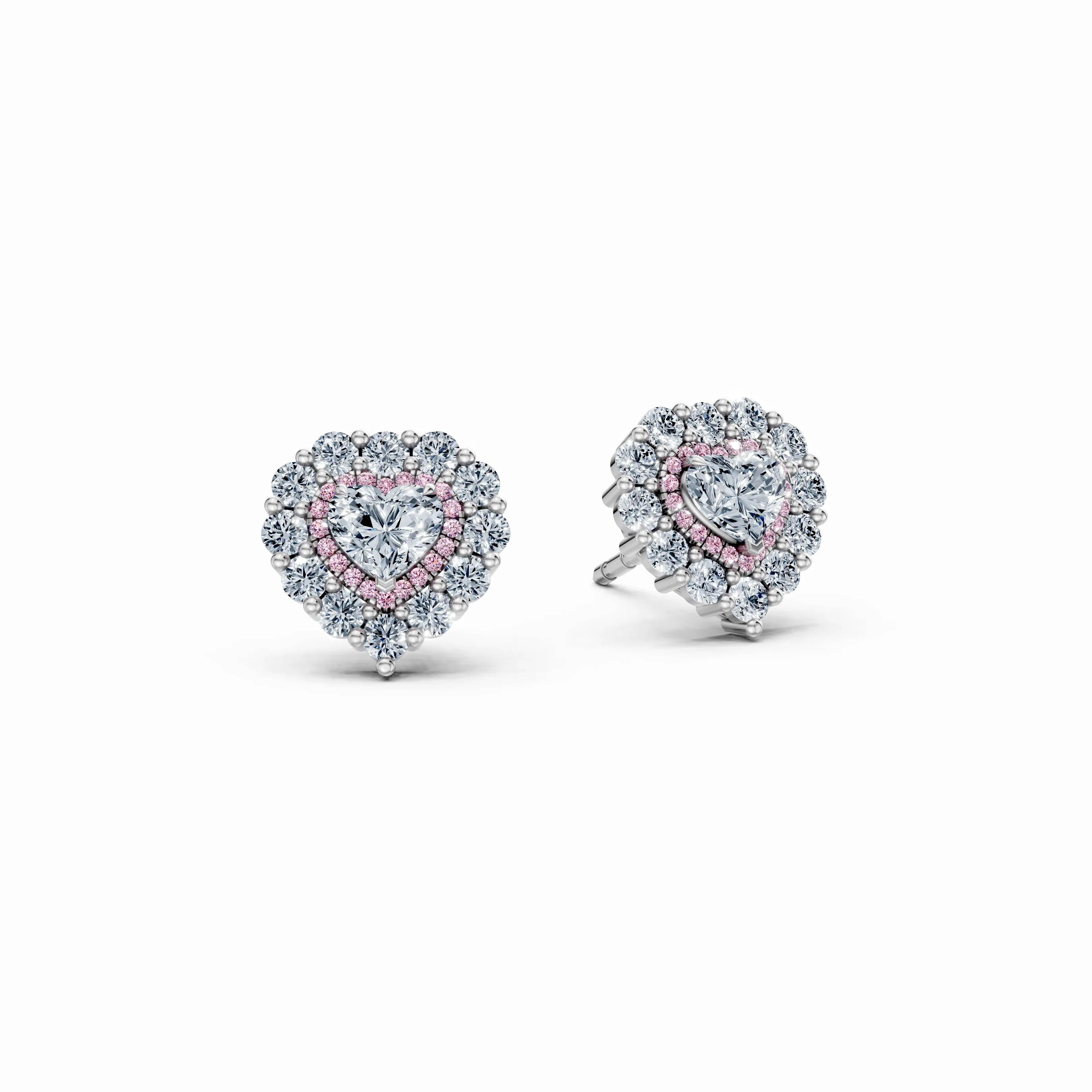 25ct coeur rose earring - main - 1
