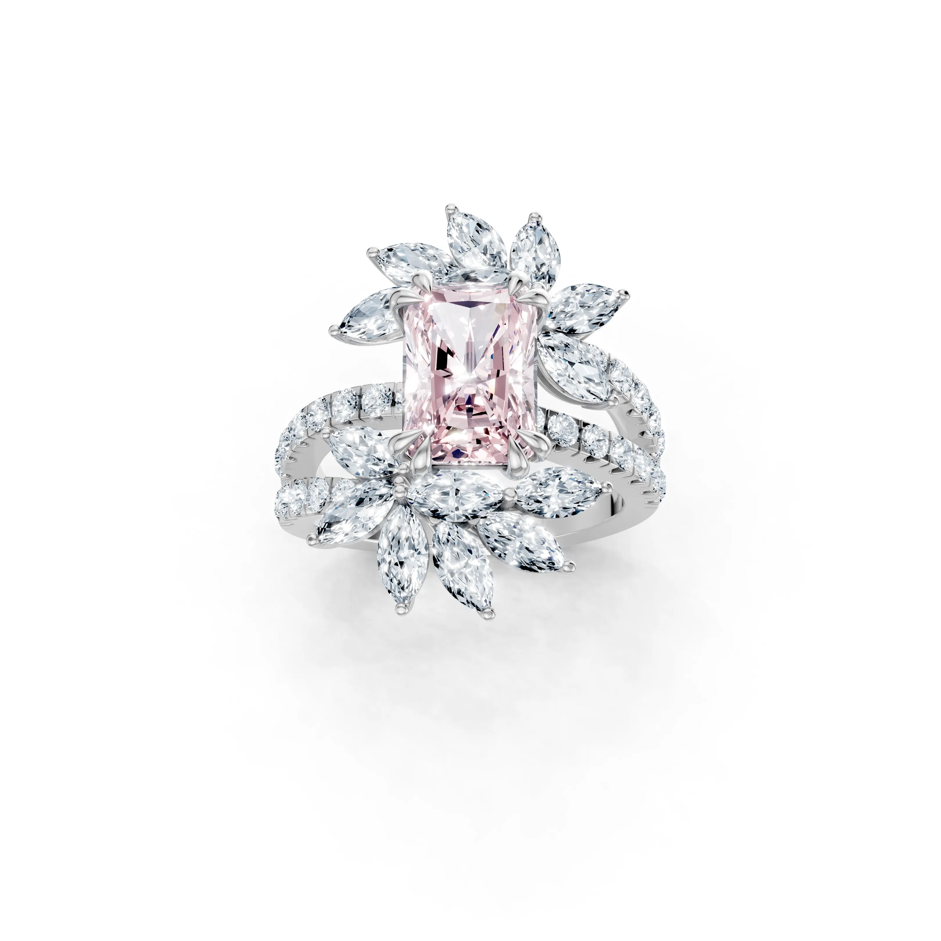 blush radiant bloom ring - main - 1