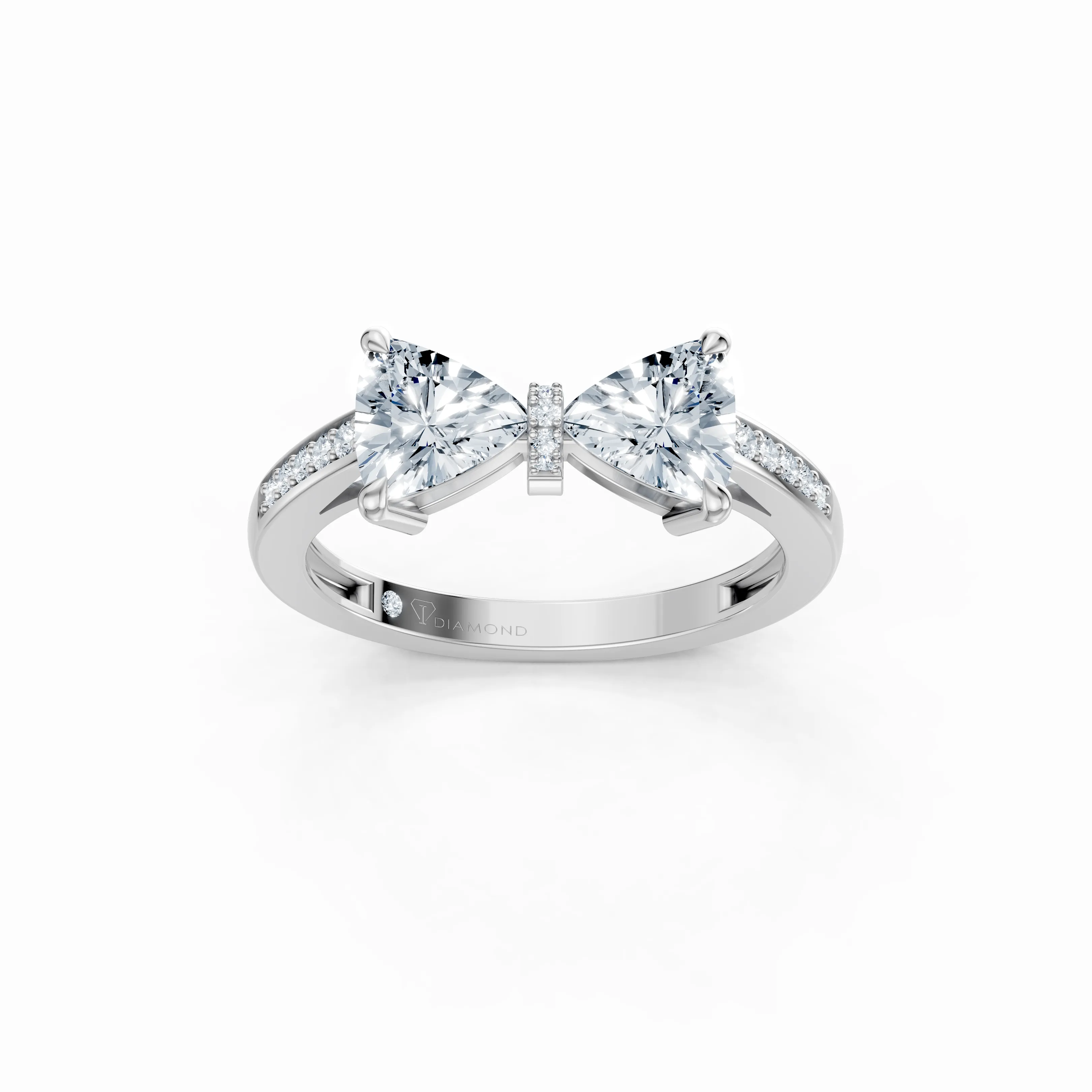 twin radiance bow tie trillion ring - main - 1