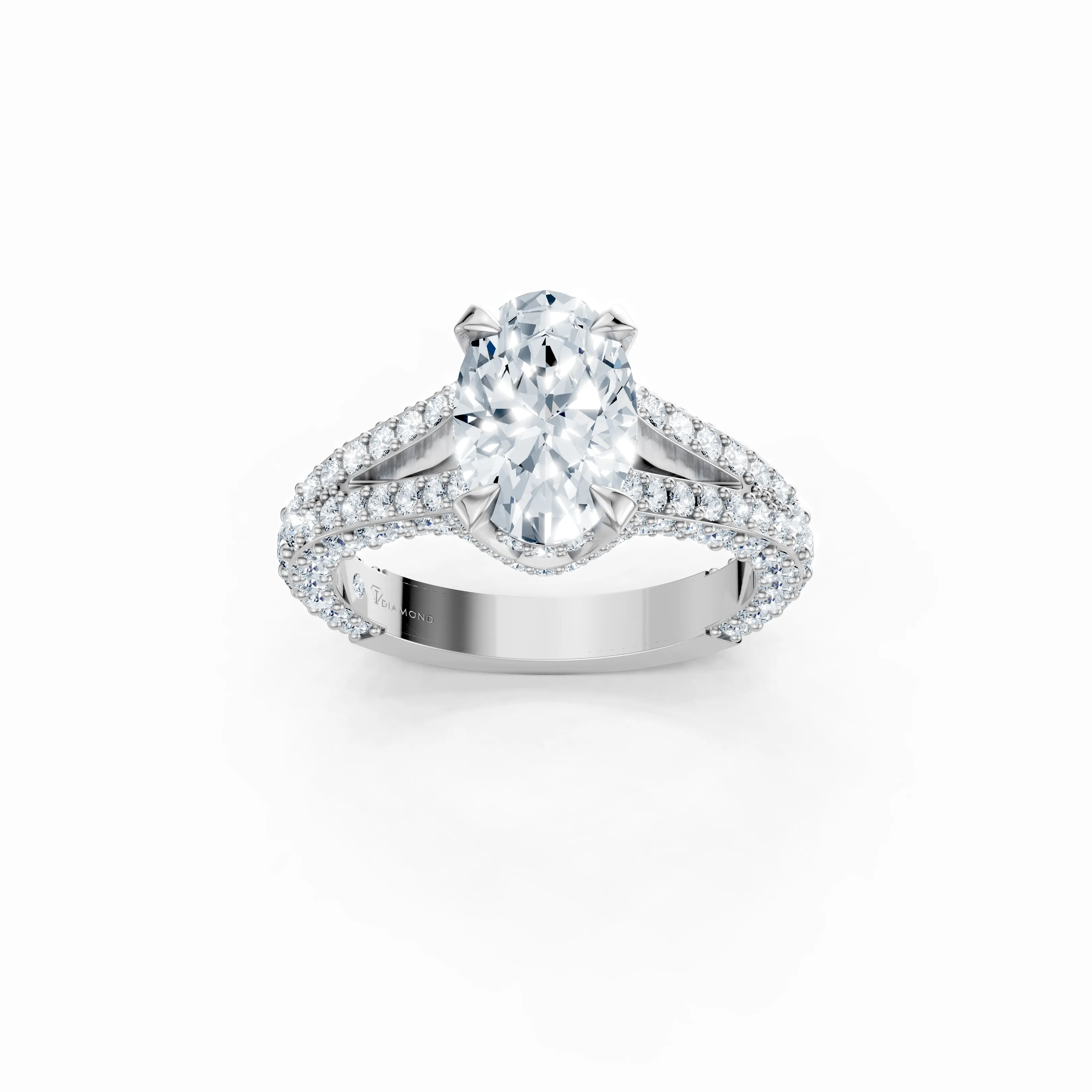 imperial oval radiance ring - main - 1